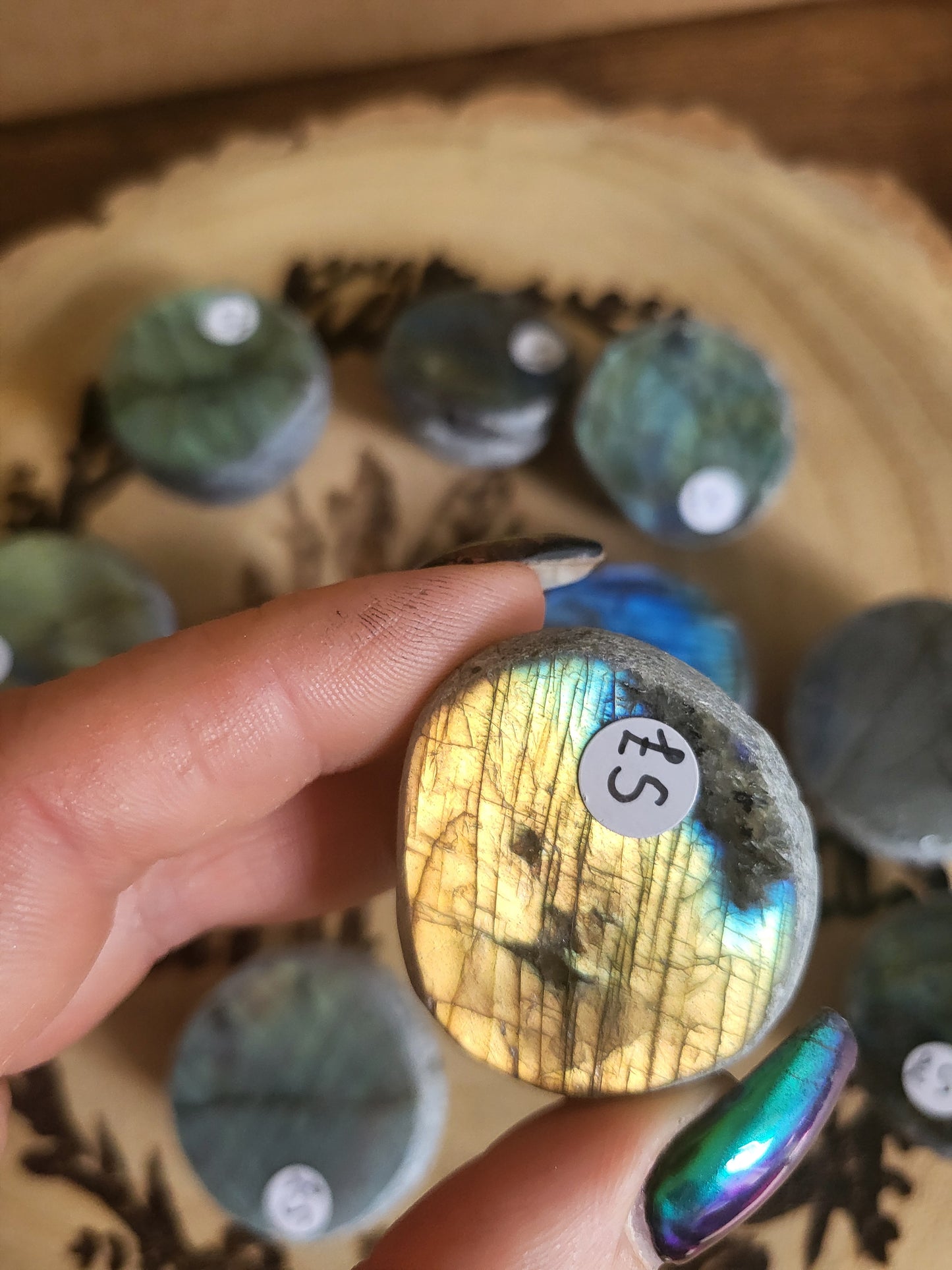 Labradorite Dragon egg