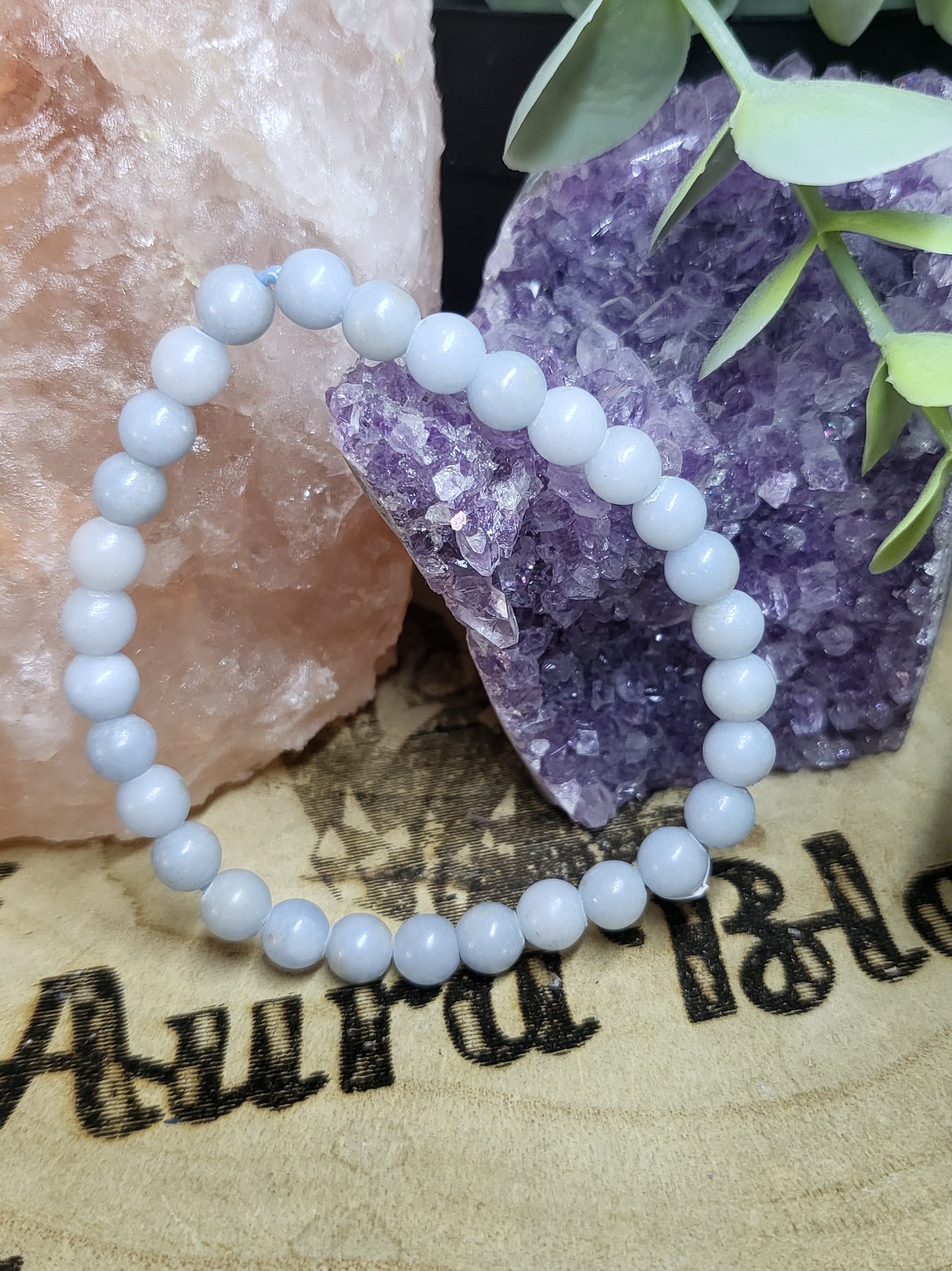 Angelite bracelet