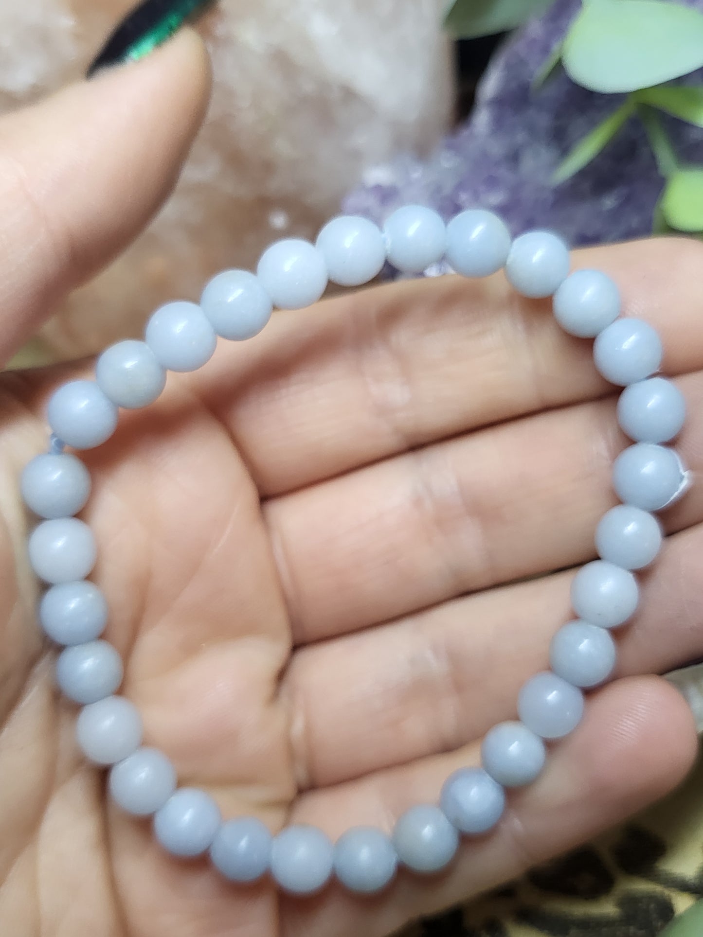 Angelite bracelet
