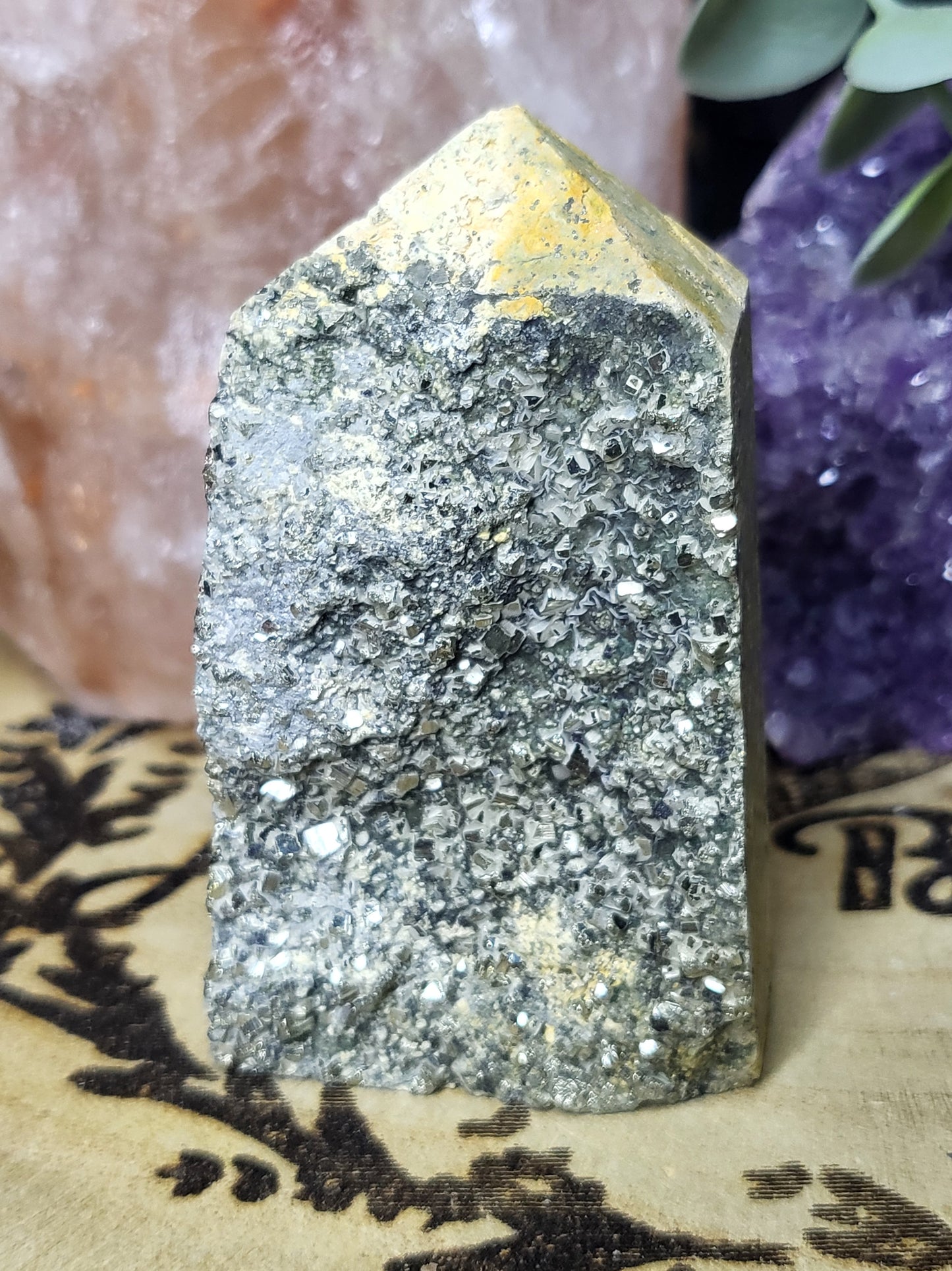 Raw pyrite point