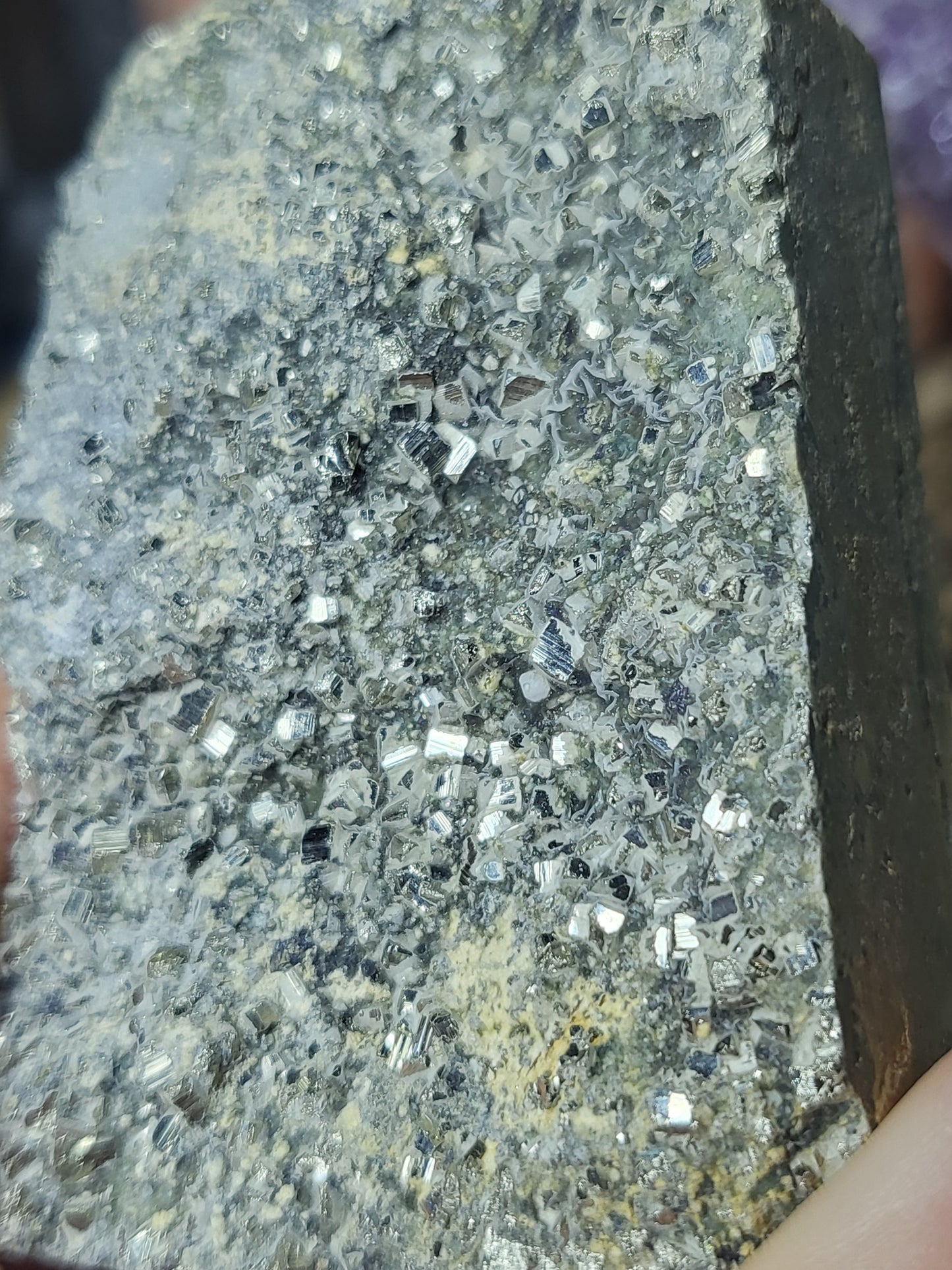 Raw pyrite point