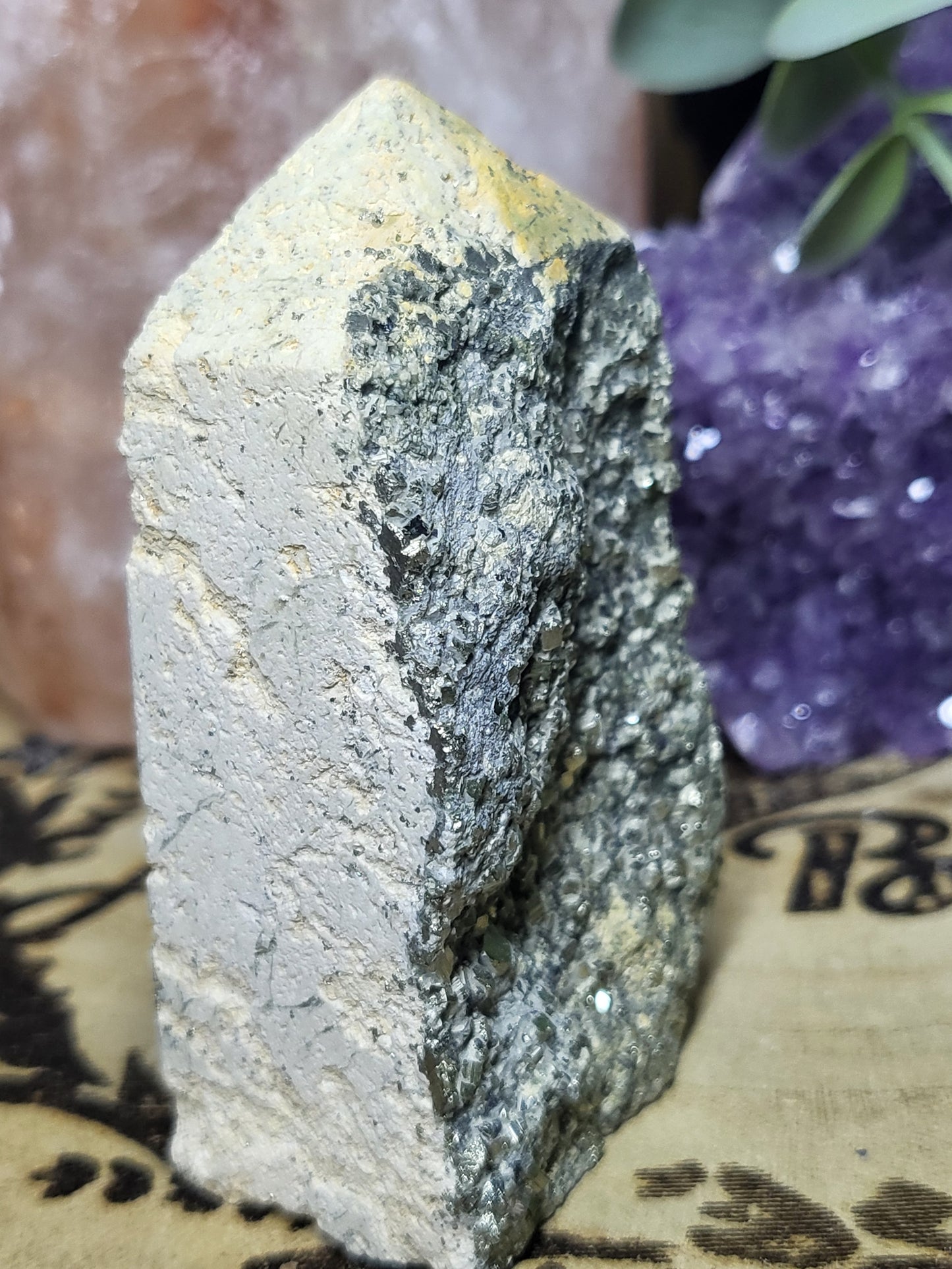 Raw pyrite point