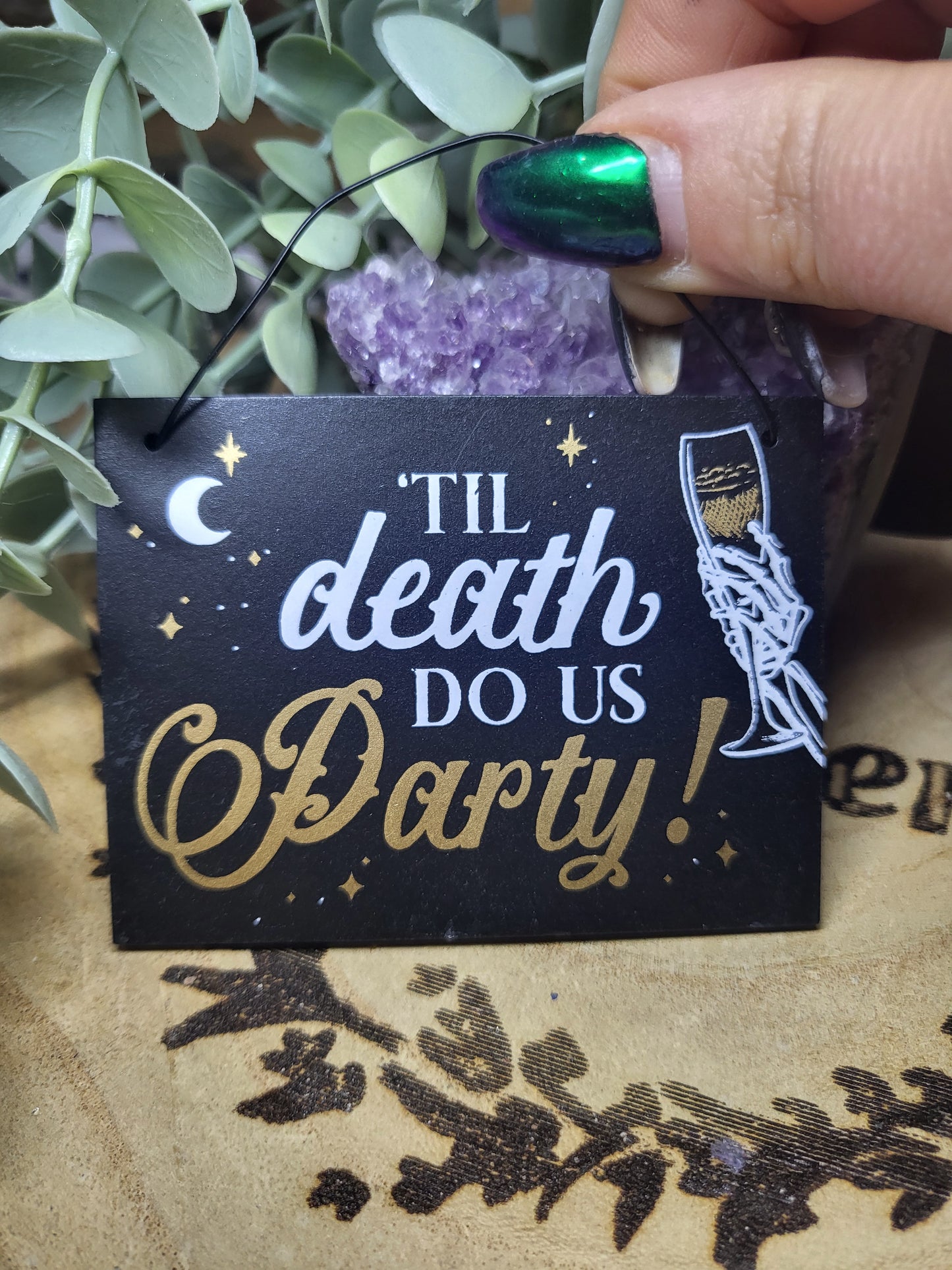 Small Skeleton Plaque