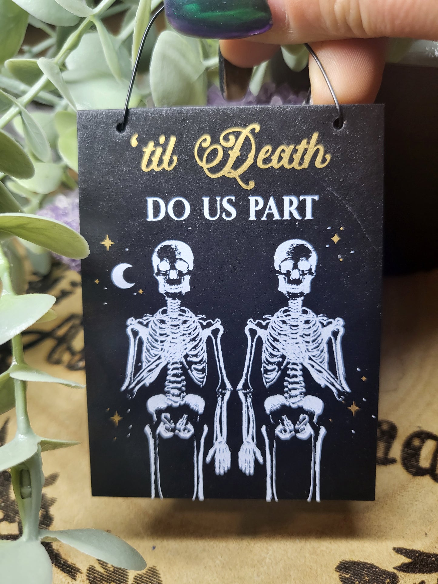 Small skeleton plaque