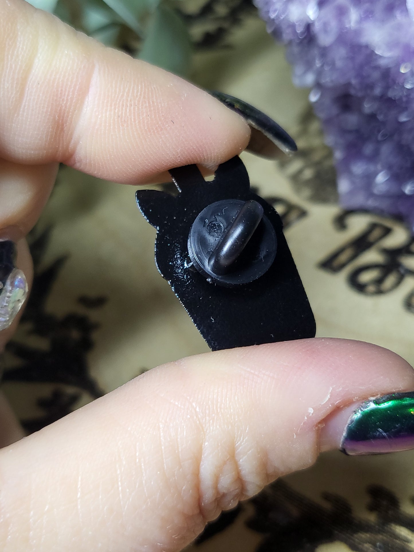 Fox boba pin