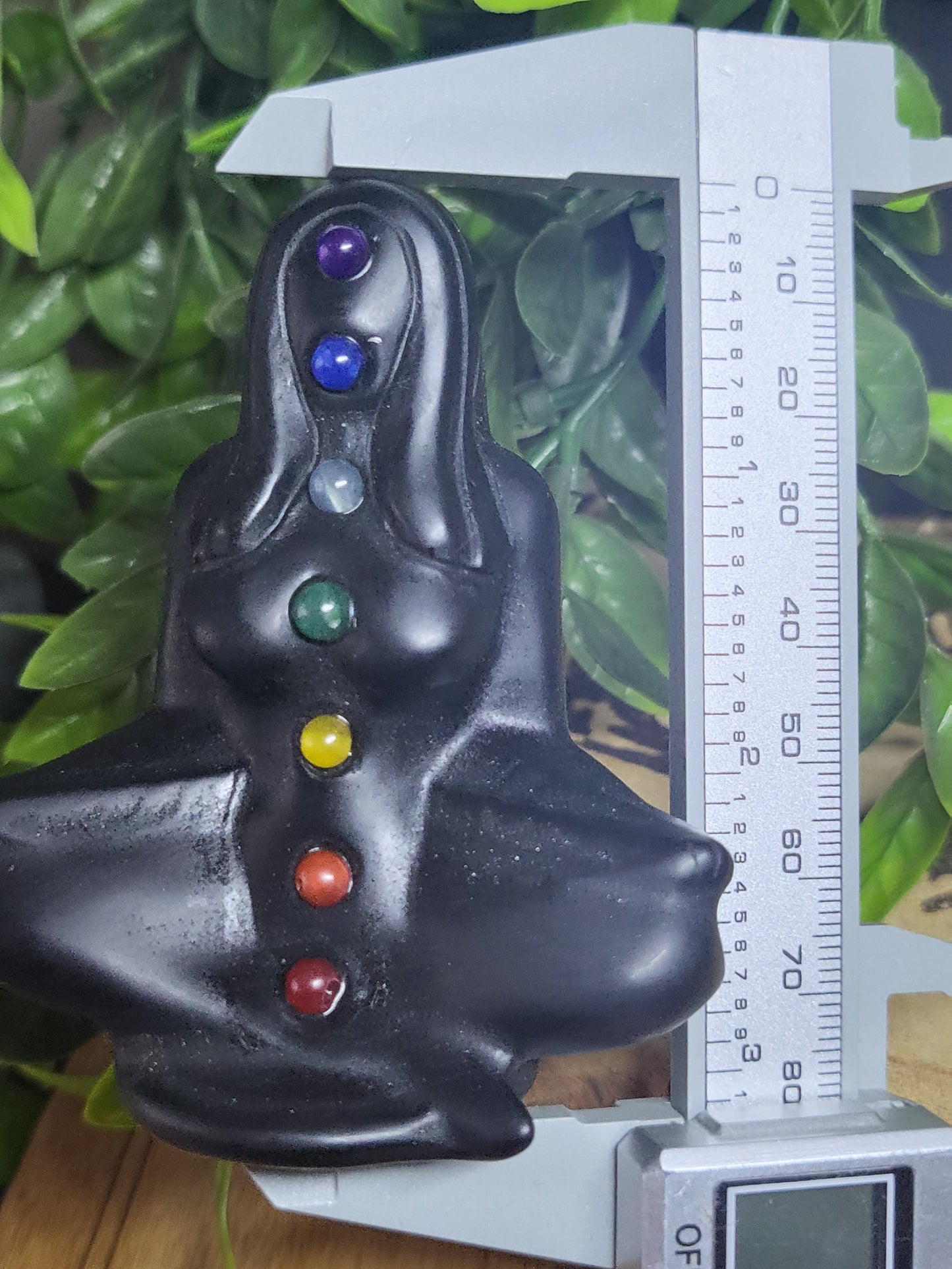 Obsidian chakra woman