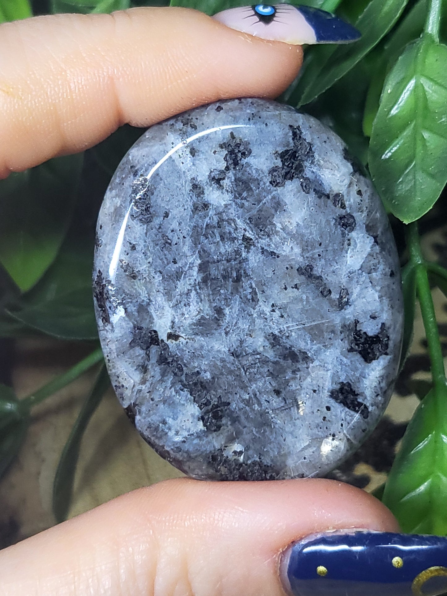 Lavakite worry stone