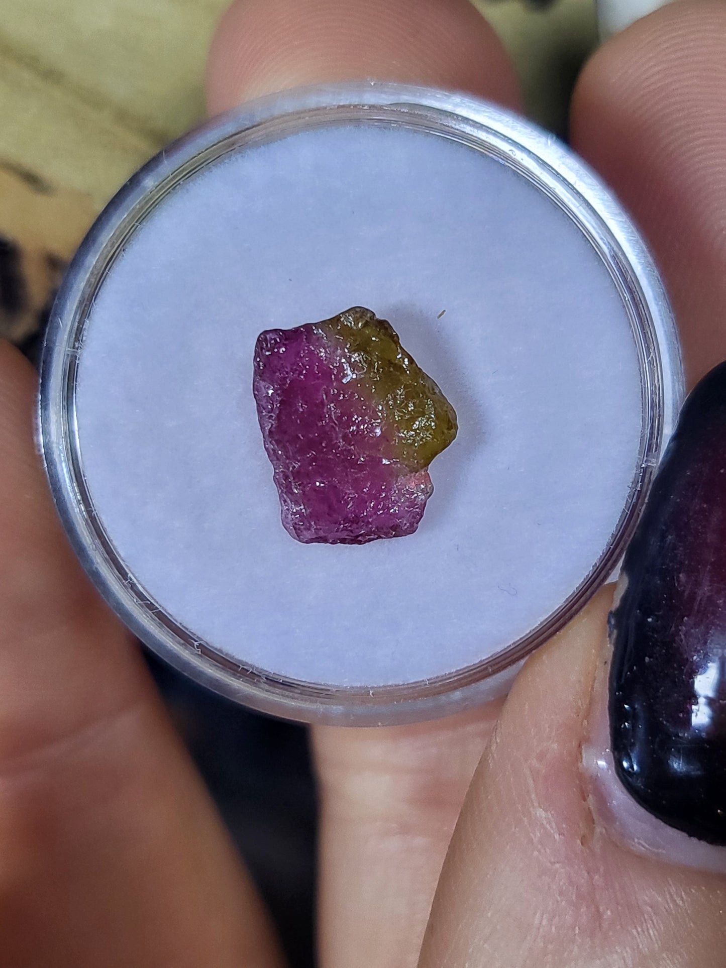 Watermelon Tourmaline specimen
