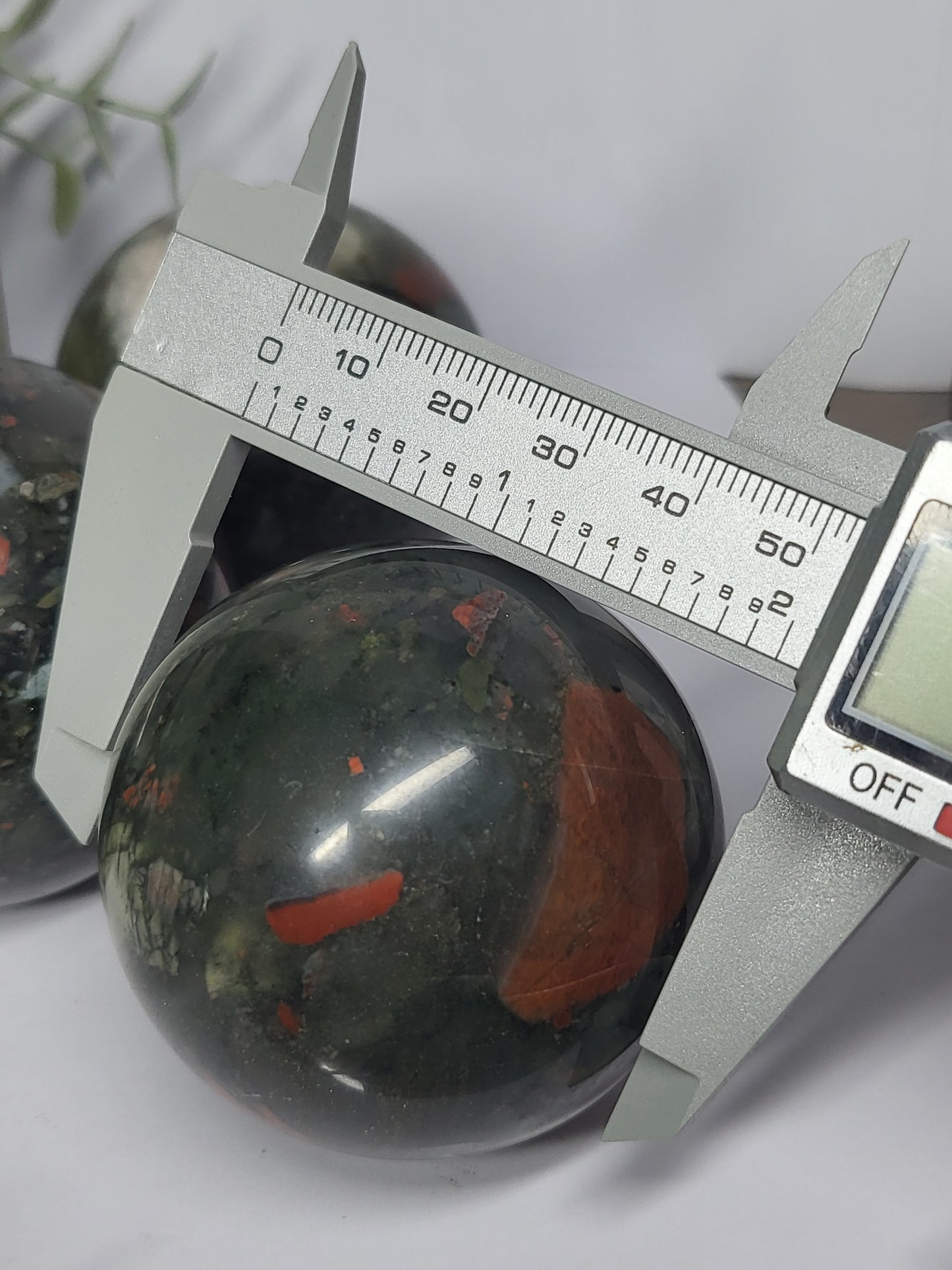 African bloodstone sphere
