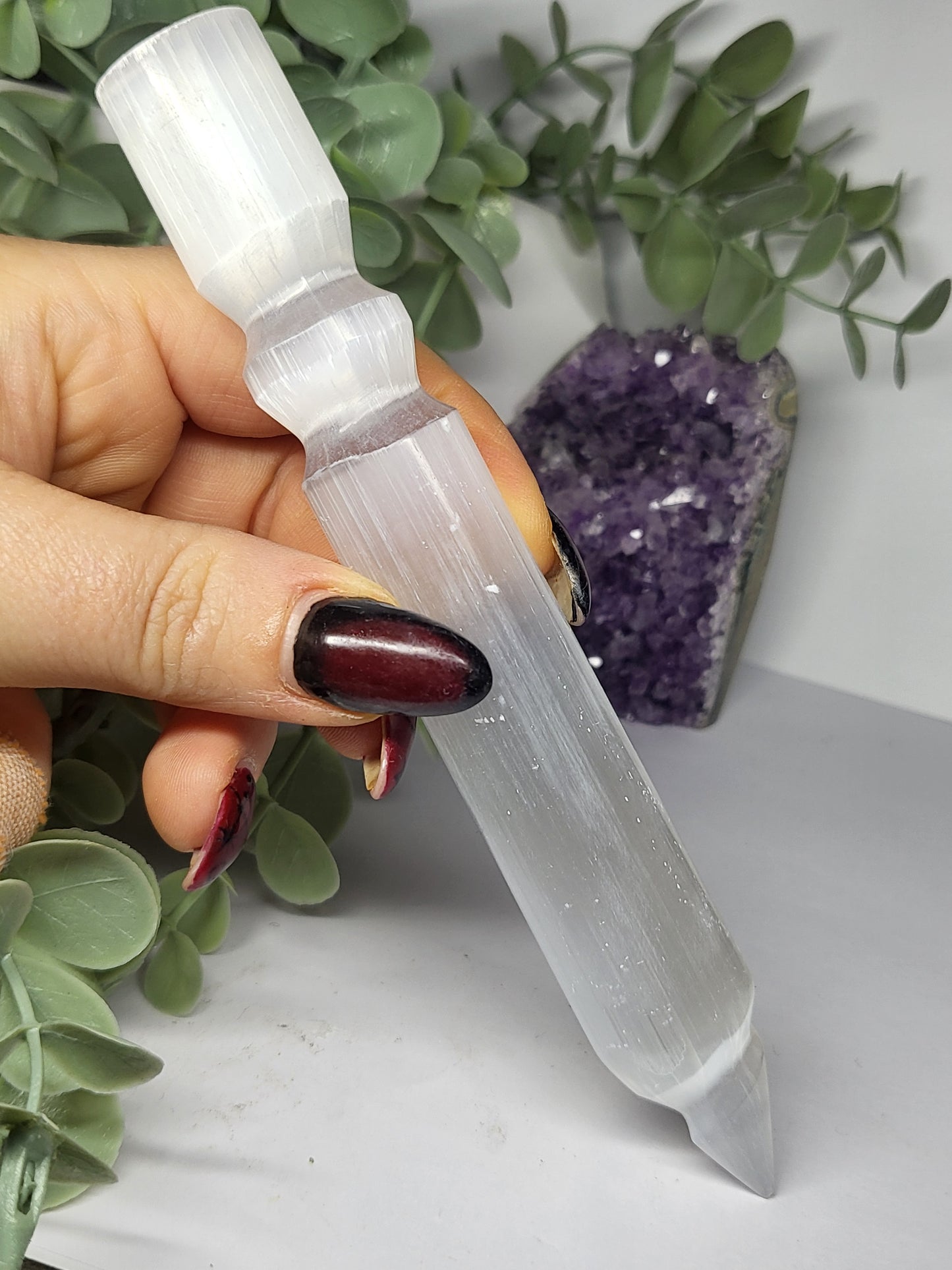 Satin Spa (selenite) wand