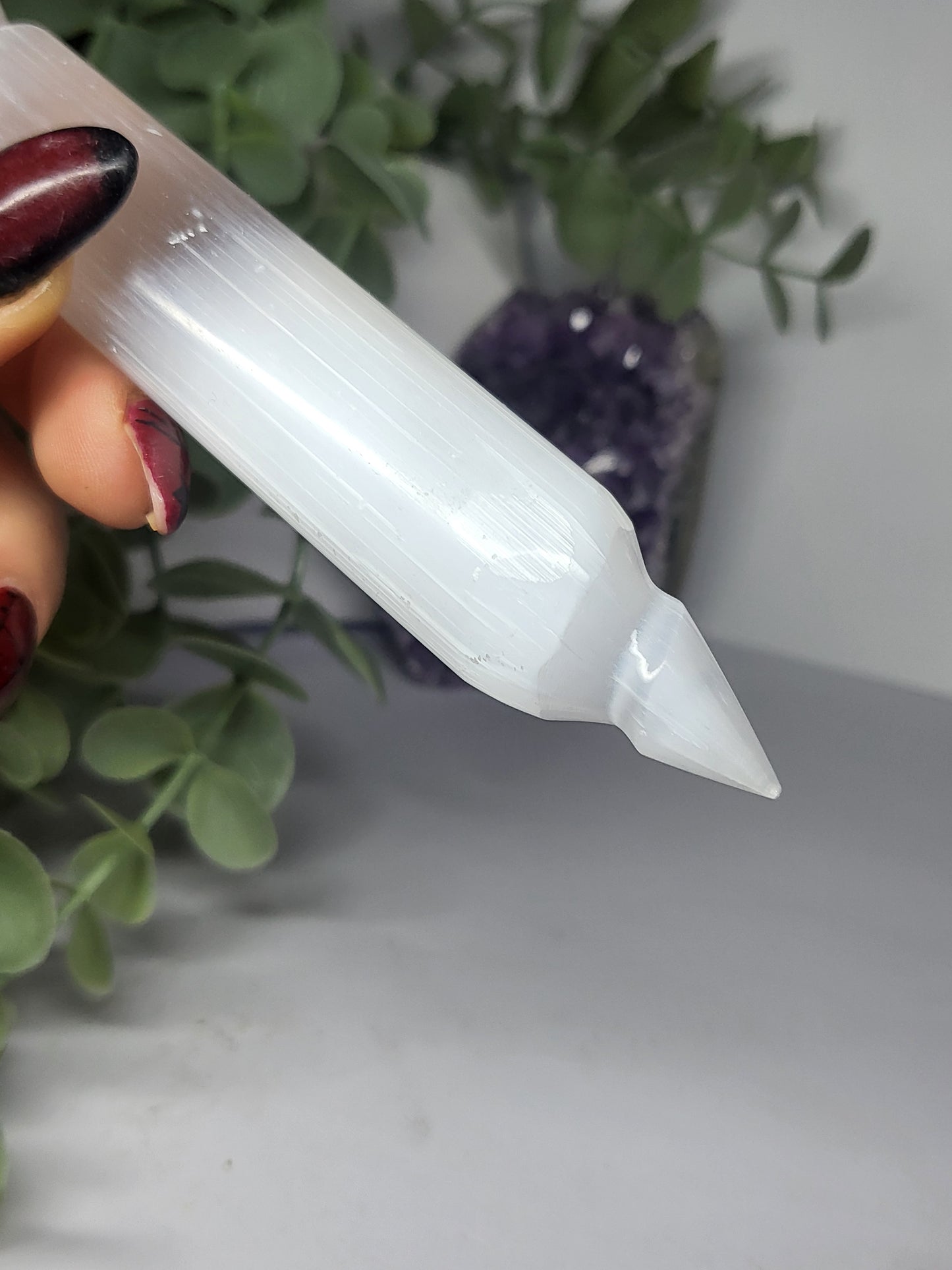 Satin Spa (selenite) wand