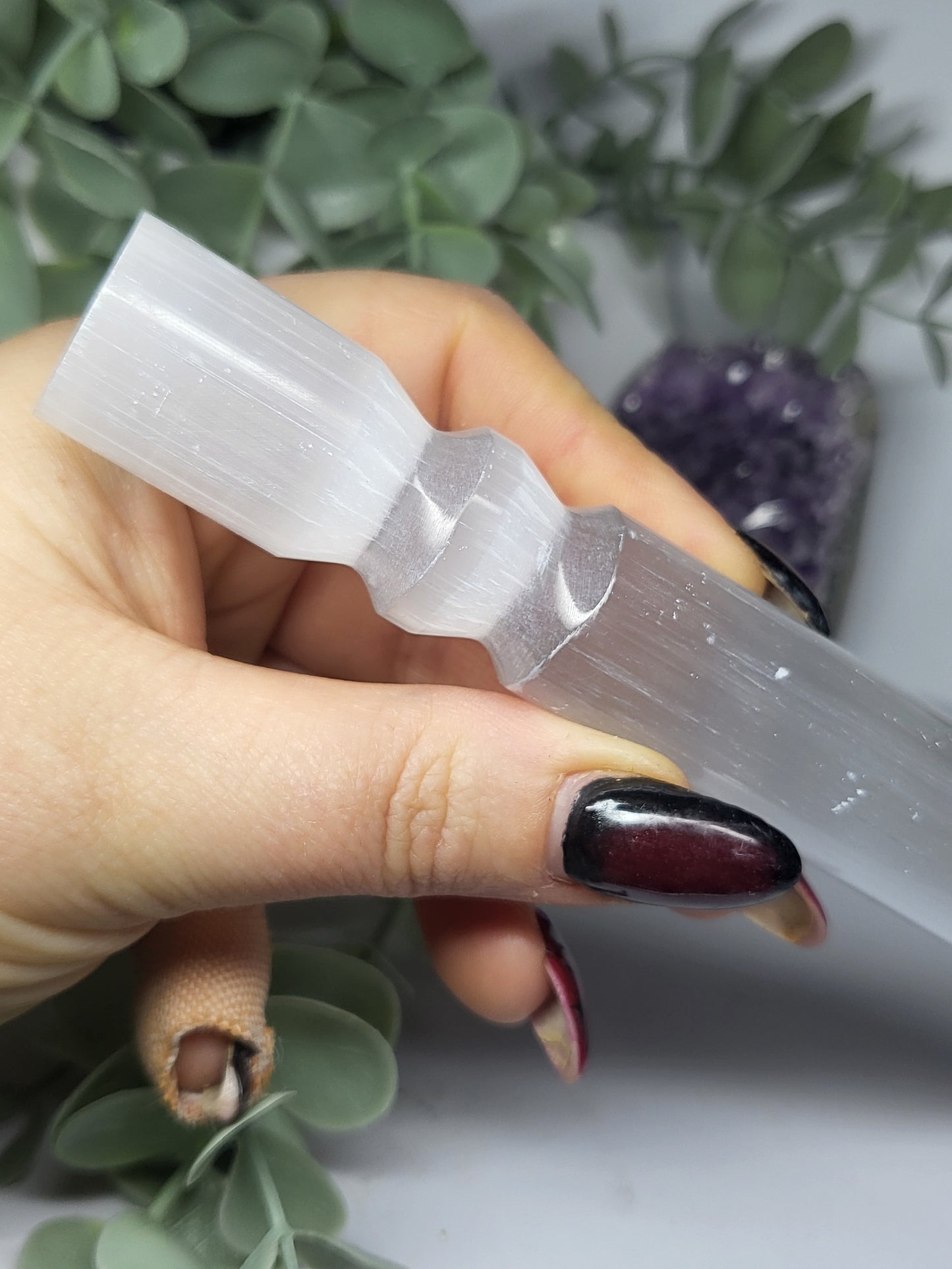Satin Spa (selenite) wand