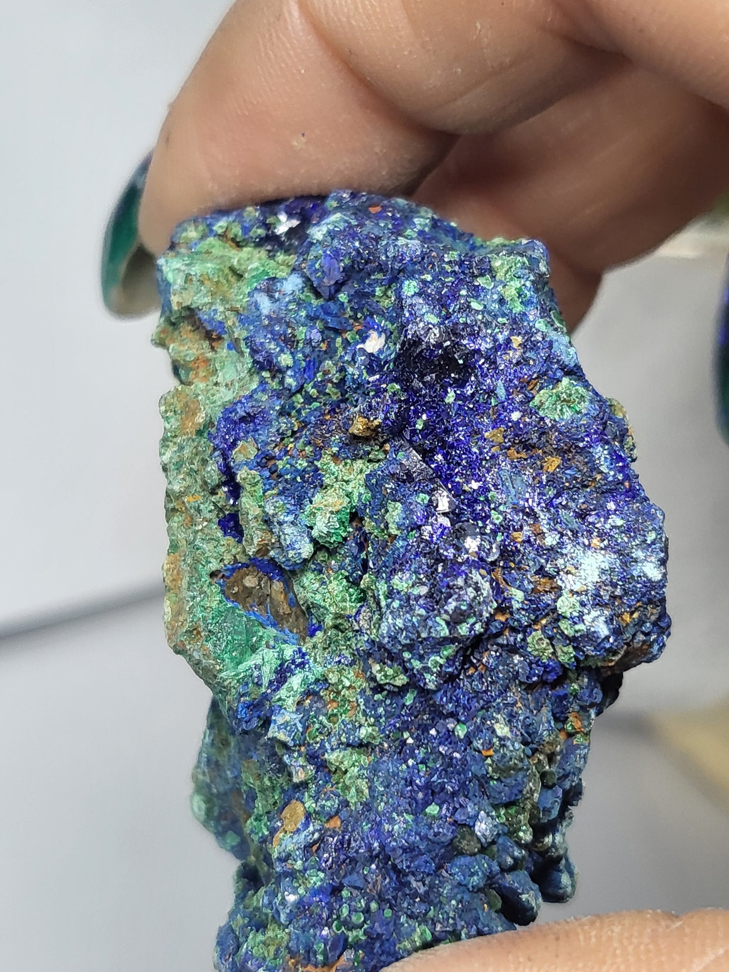 Azurite and malachite