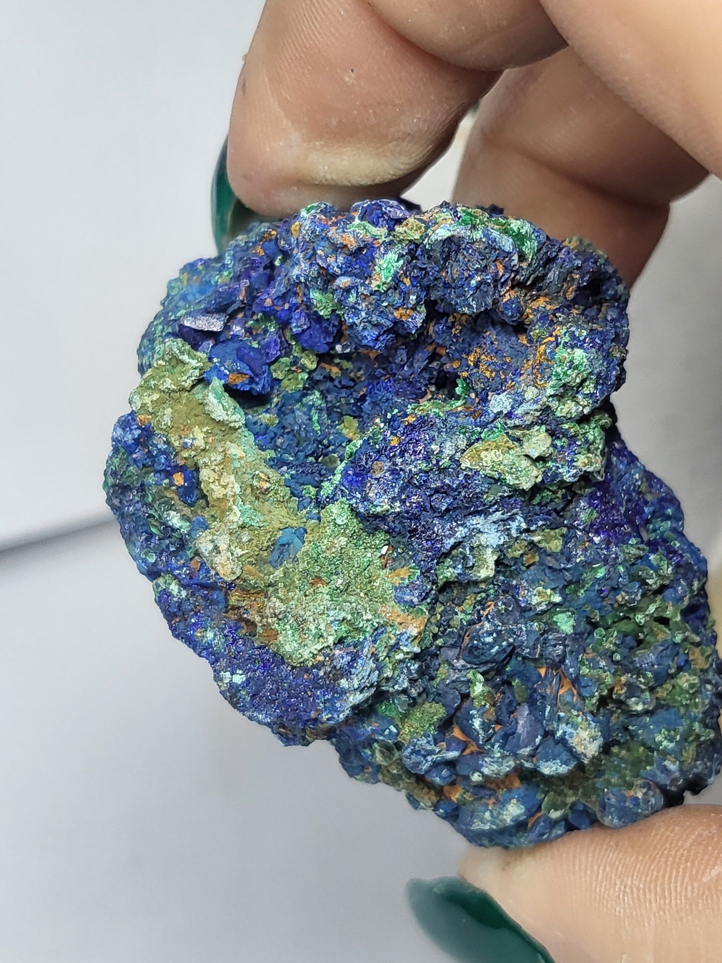 Azurite and malachite