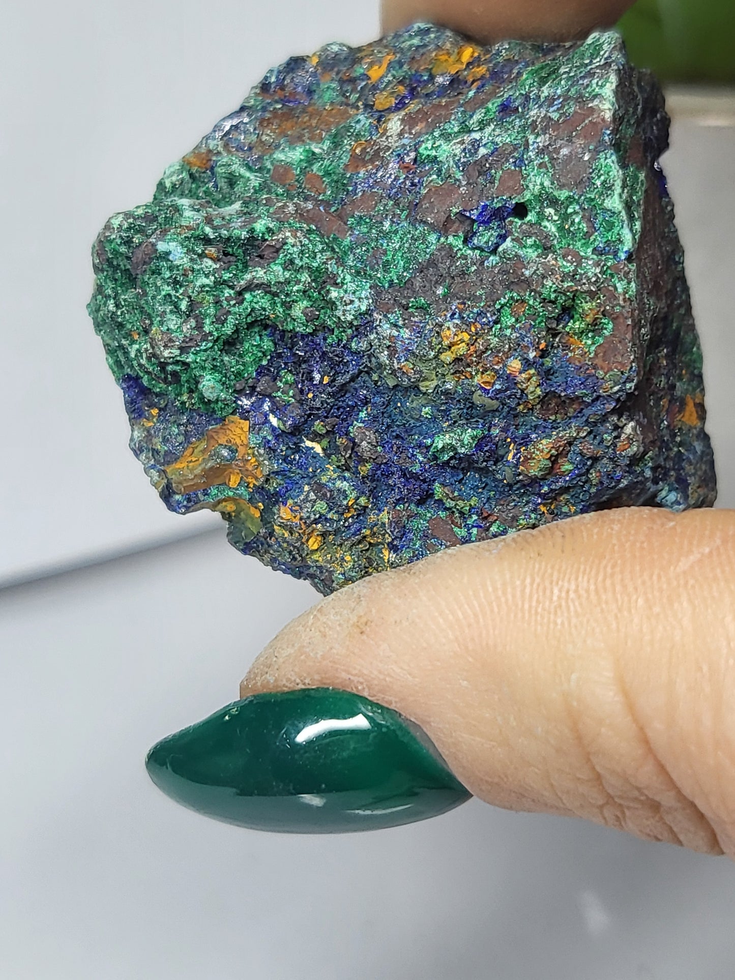 Azurite and malachite