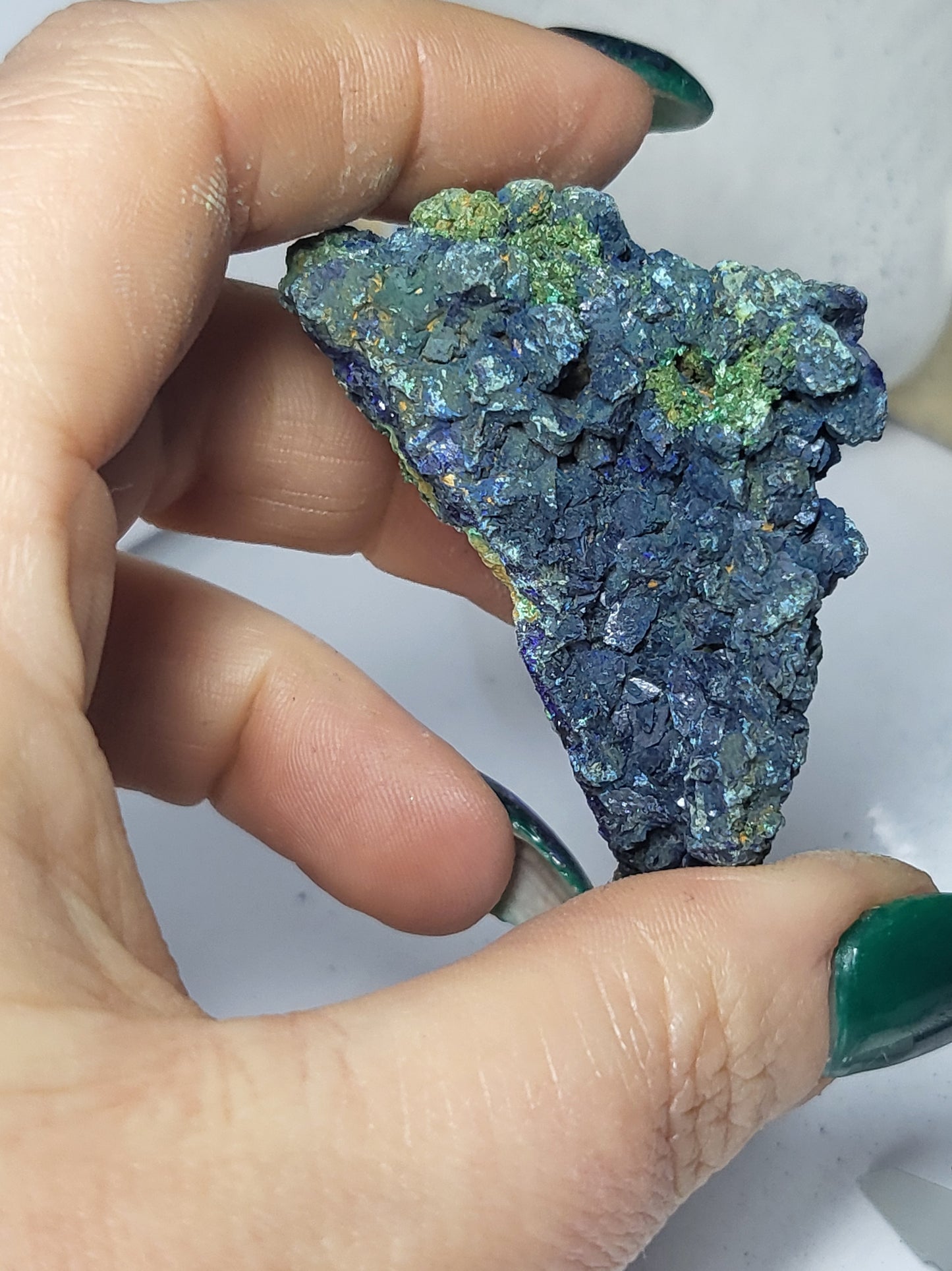 Azurite and malachite