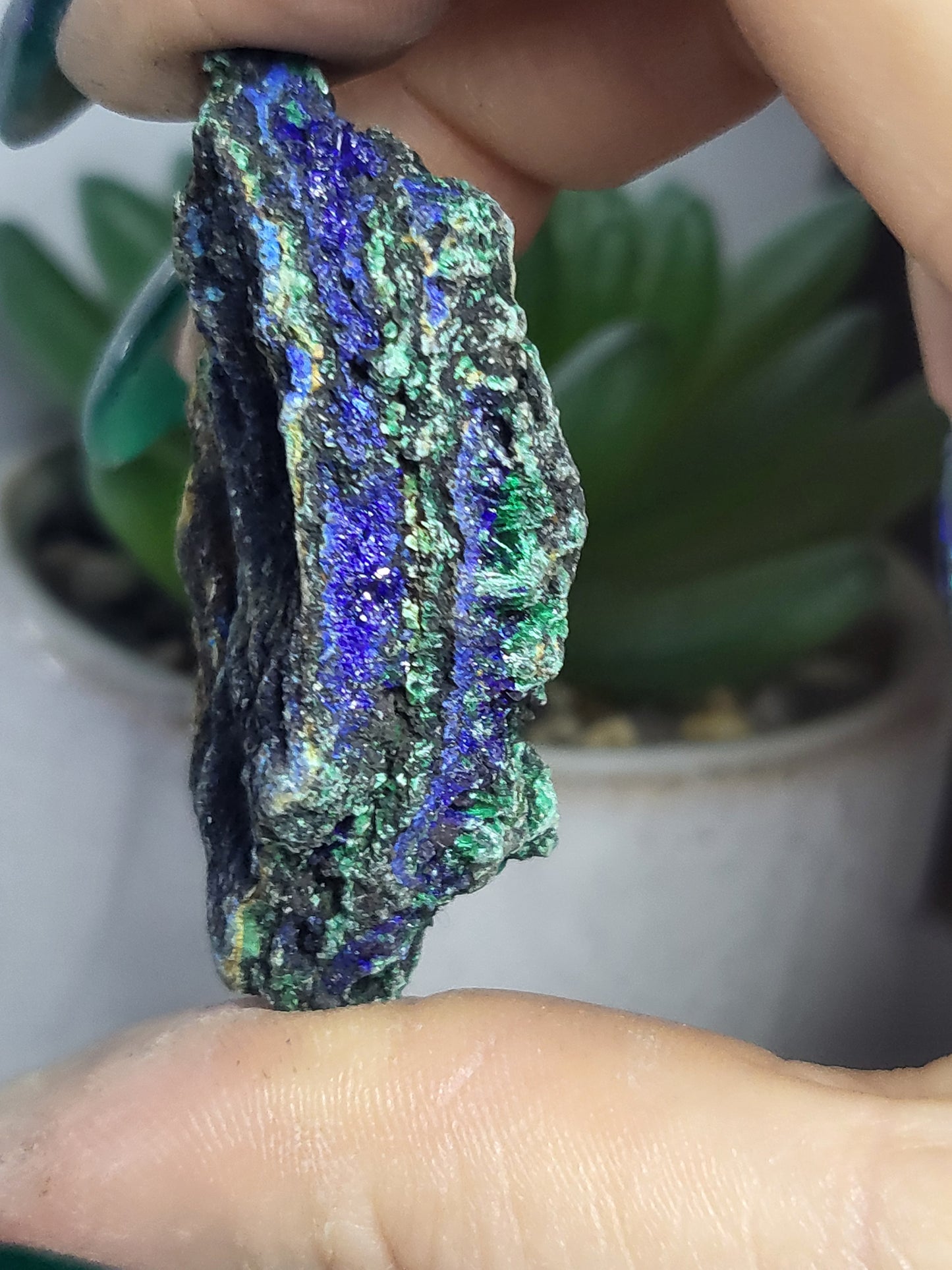 Azurite and malachite