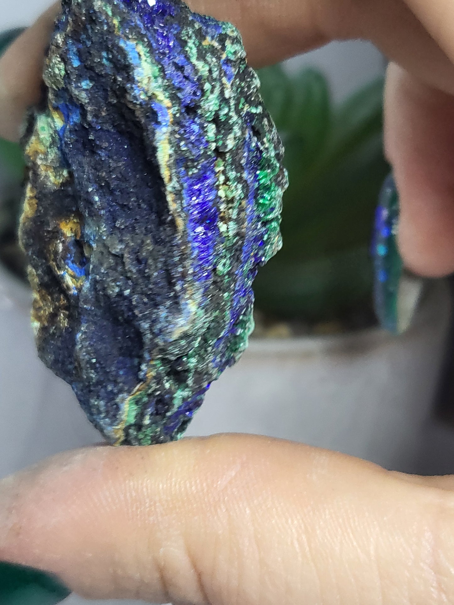 Azurite and malachite