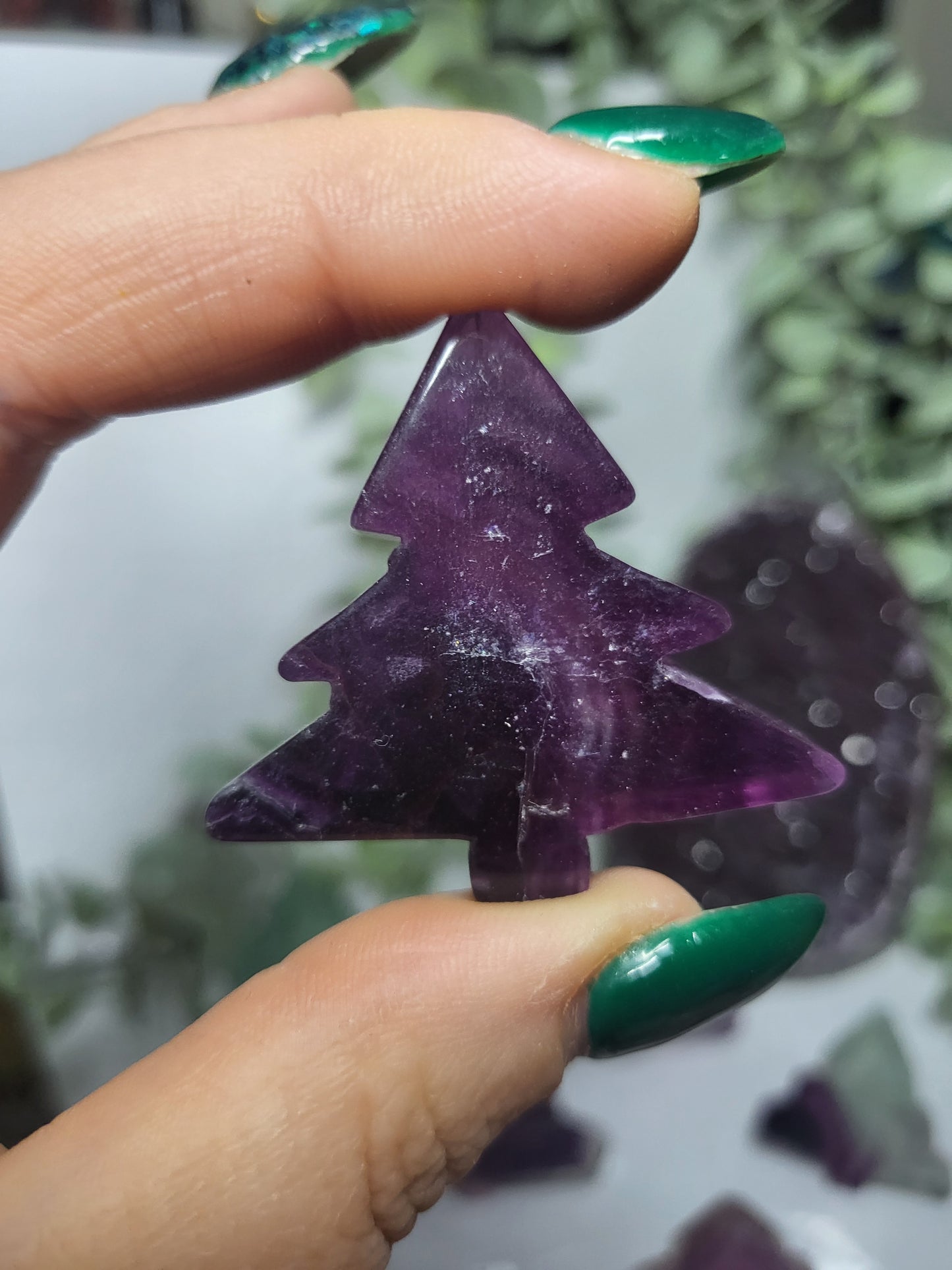 Fluorite Christmas tree