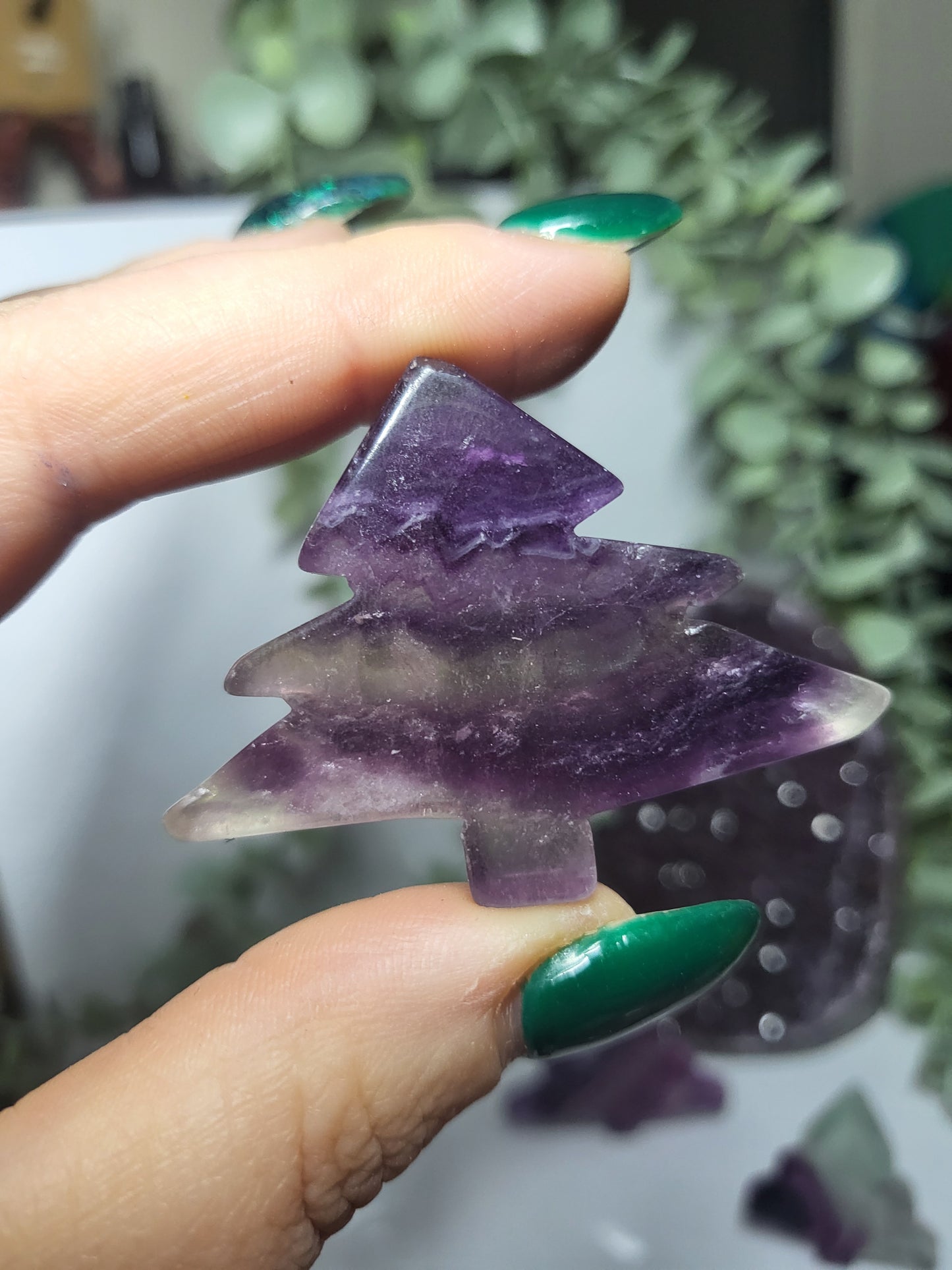 Fluorite Christmas tree
