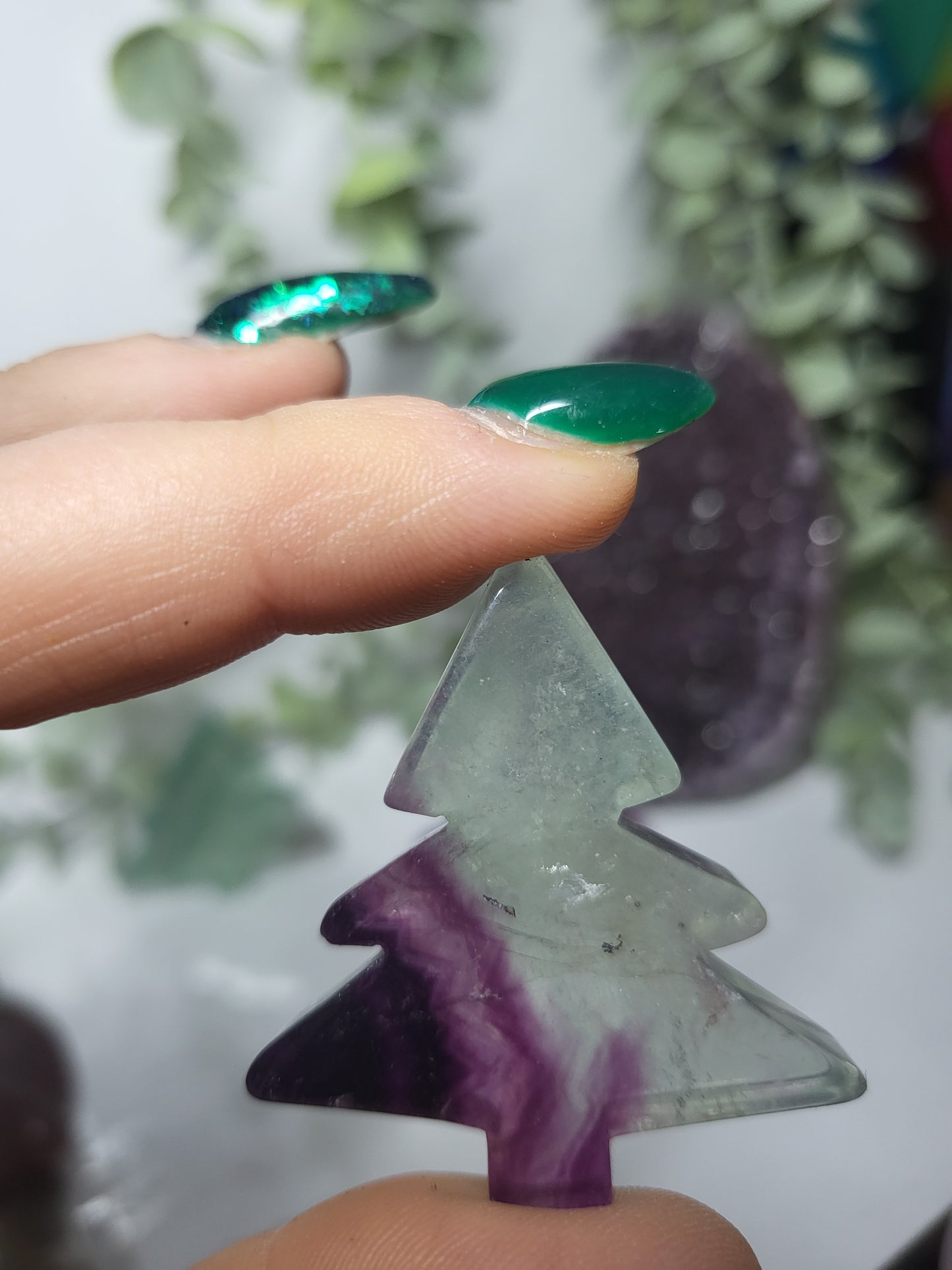 Fluorite Christmas tree