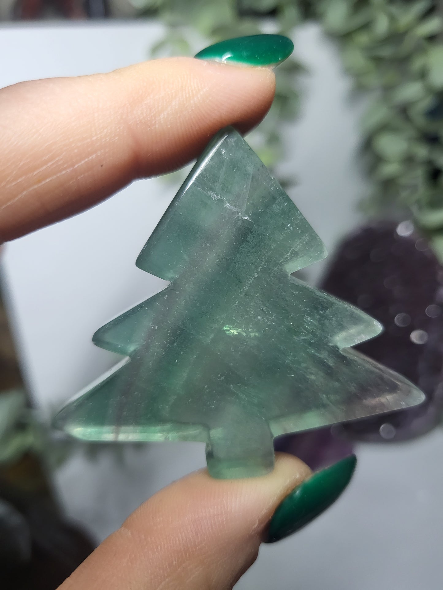 Fluorite Christmas tree