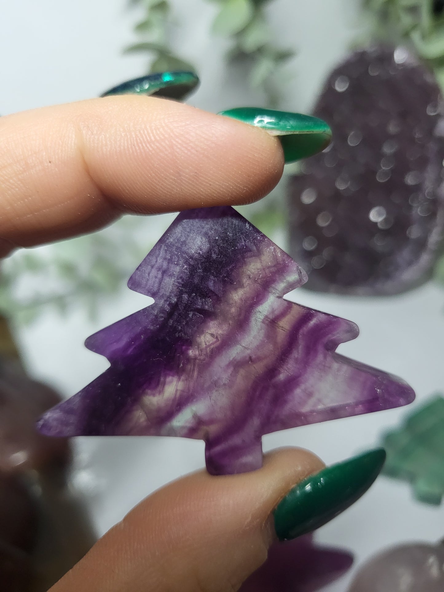 Fluorite Christmas tree