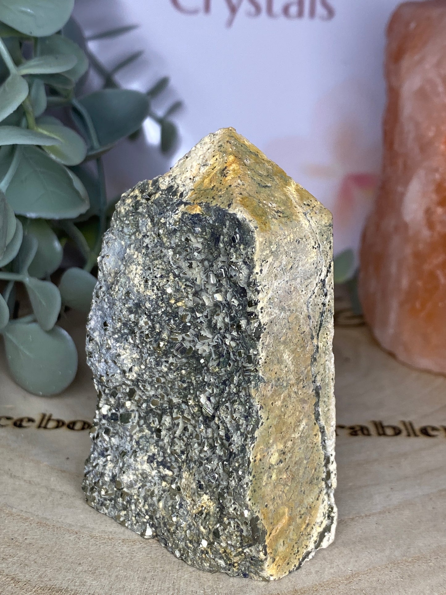 Raw pyrite point