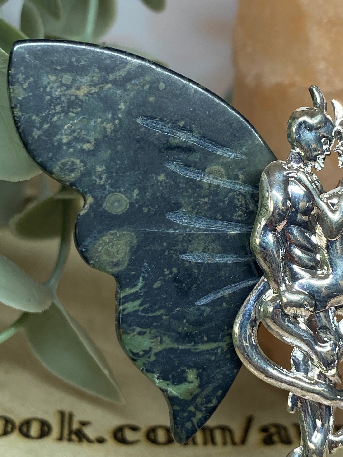 Kambaba Jasper Devil and Woman Wings