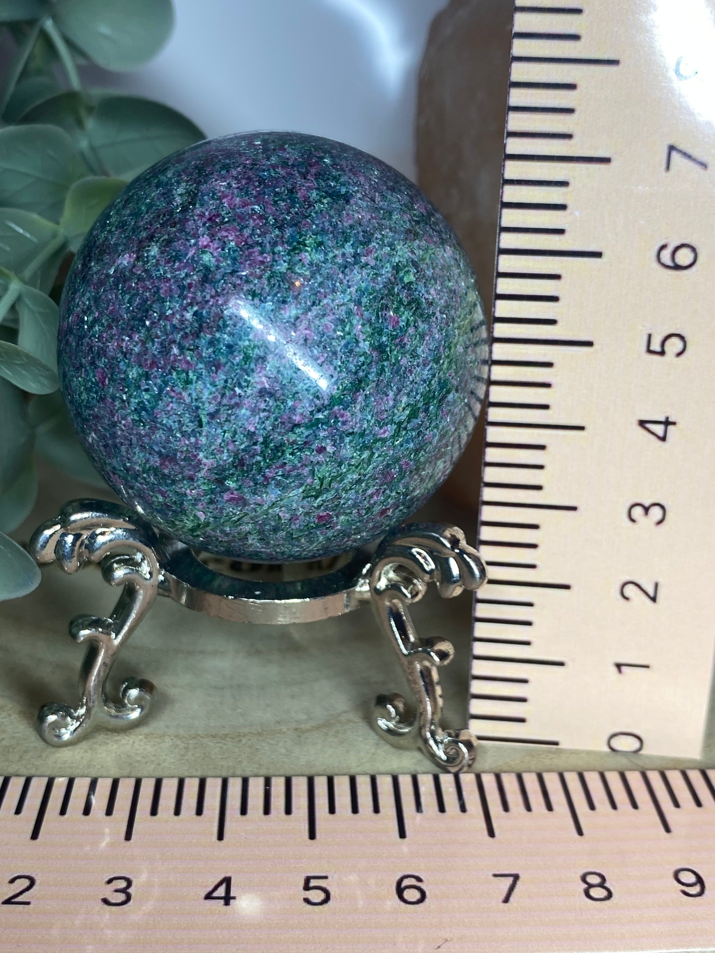Ruby Fuschite sphere