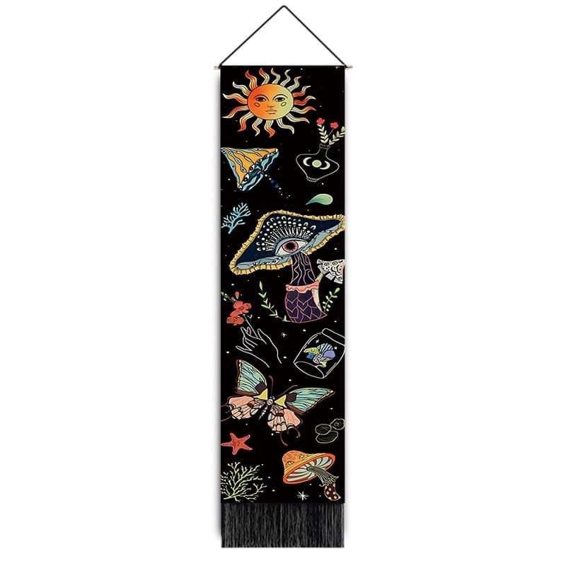 Mushroom tapestry