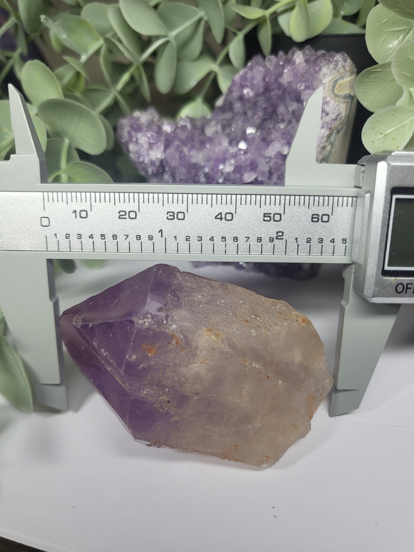 Amethyst natural point