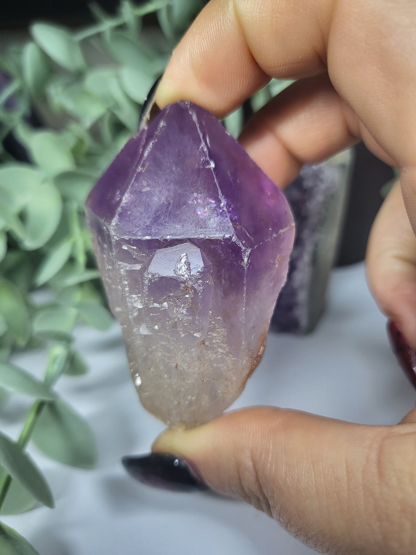 Amethyst natural point