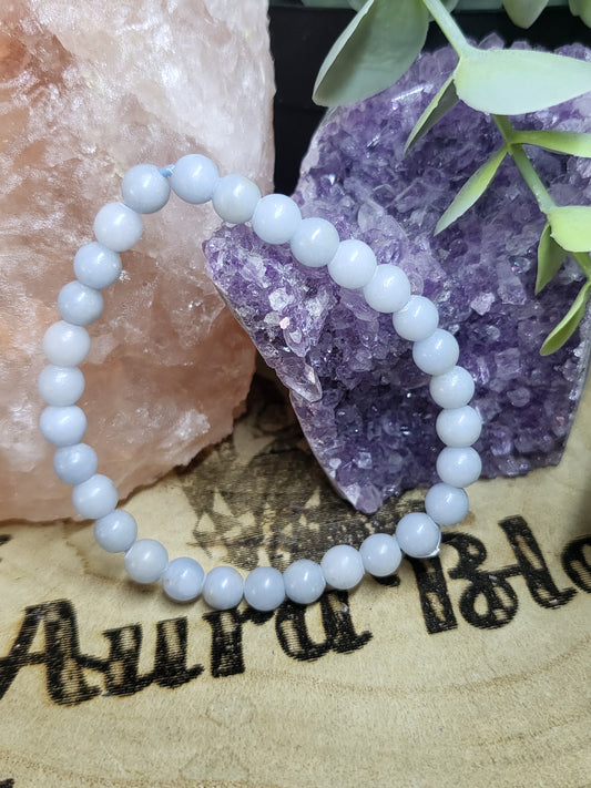 Angelite bracelet