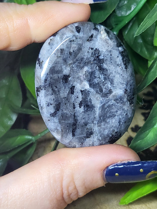 Lavakite worry stone