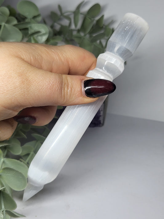 Satin Spa (selenite) wand