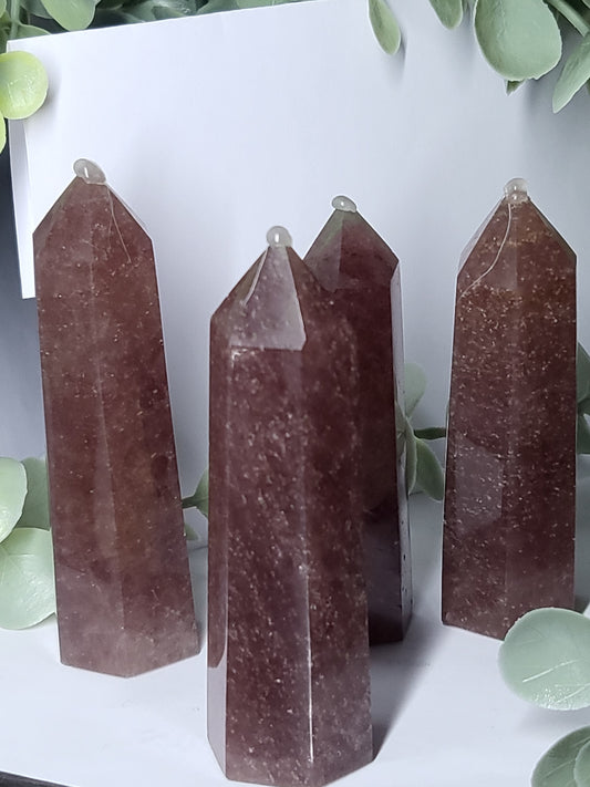 Strawberry Quartz Point