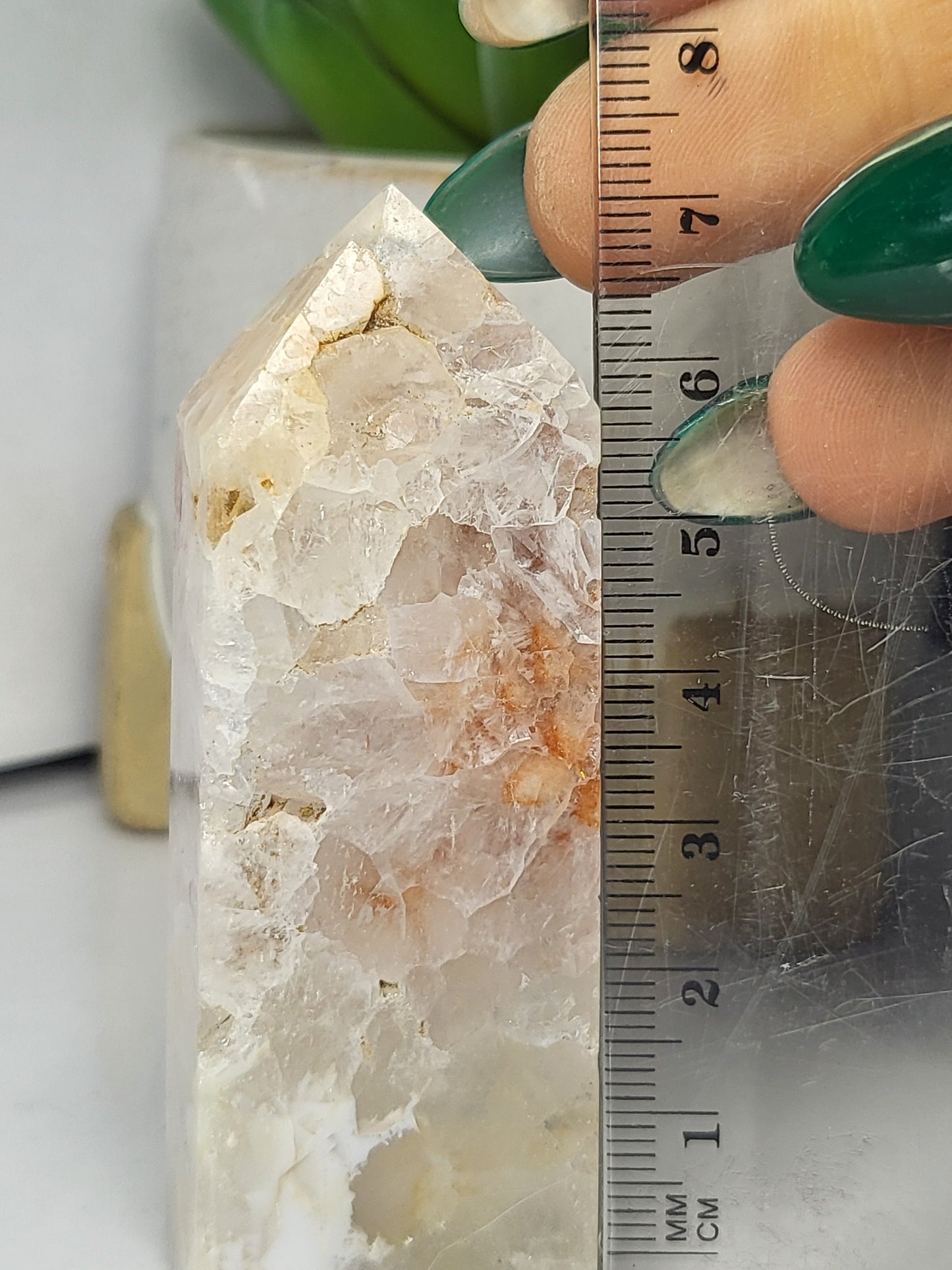 Pink amethyst with quartz