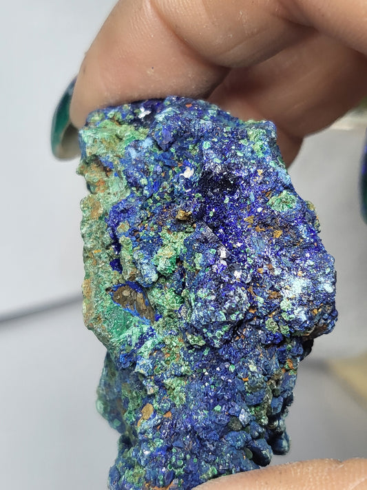 Azurite and malachite