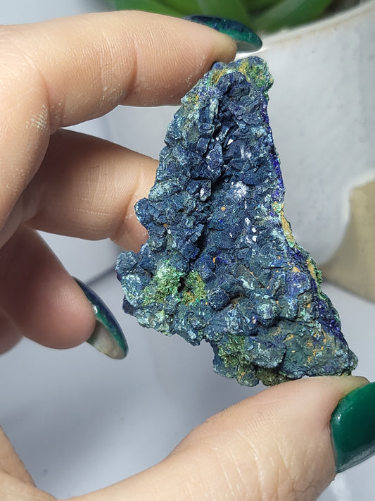 Azurite and malachite