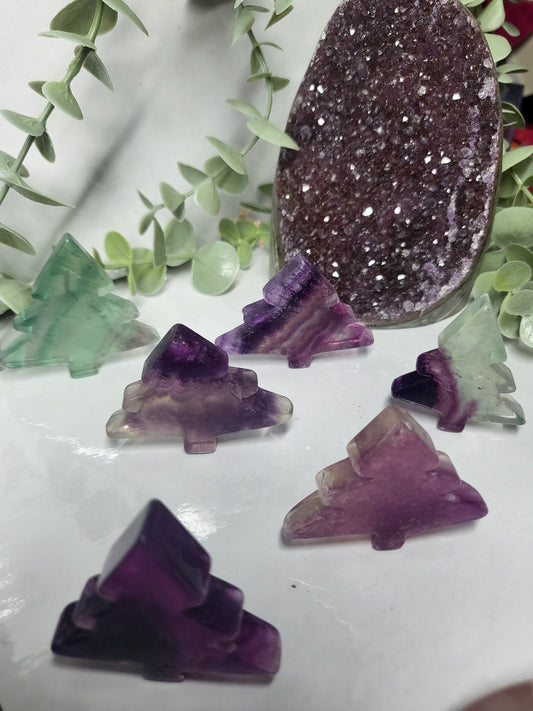 Fluorite Christmas tree