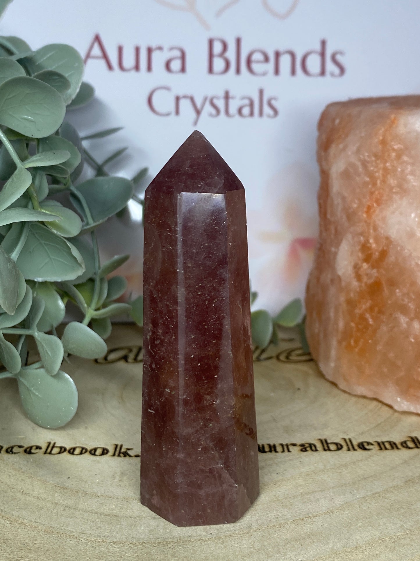 Strawberry Quartz Point