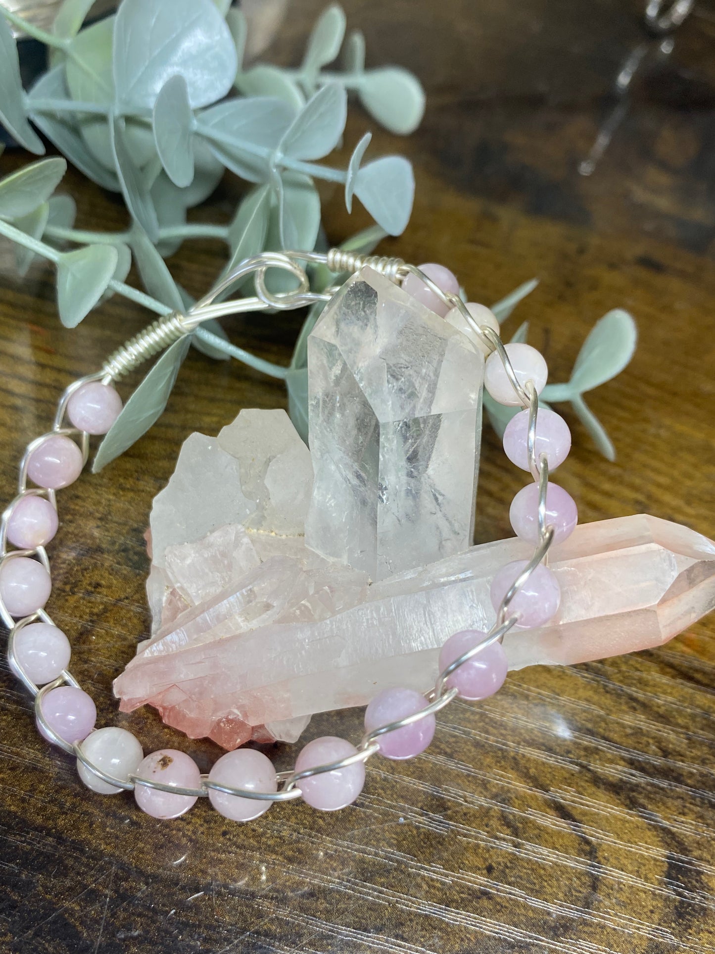Purple Kunzite bracelet