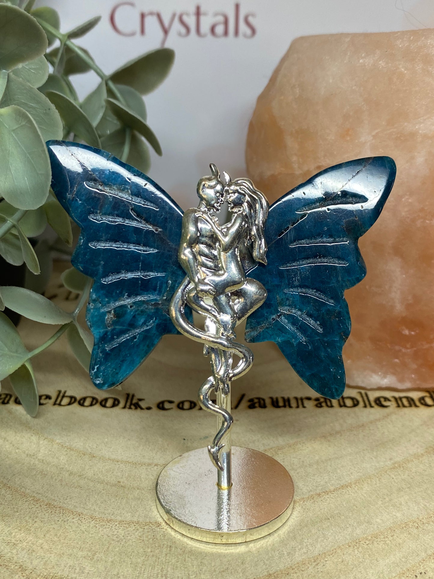 Apatite Devil and Woman Wings