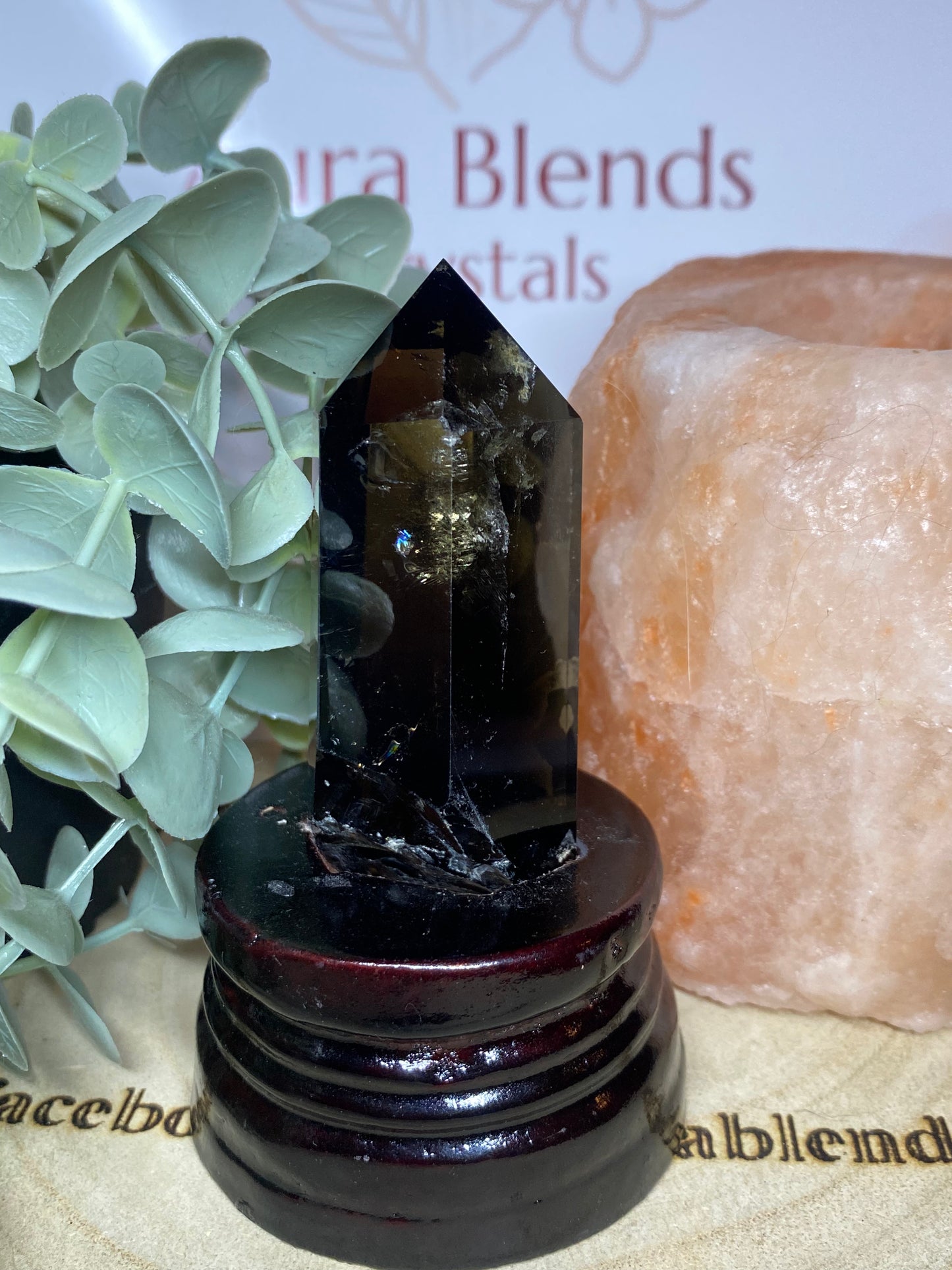 Smokey Citrine in stand