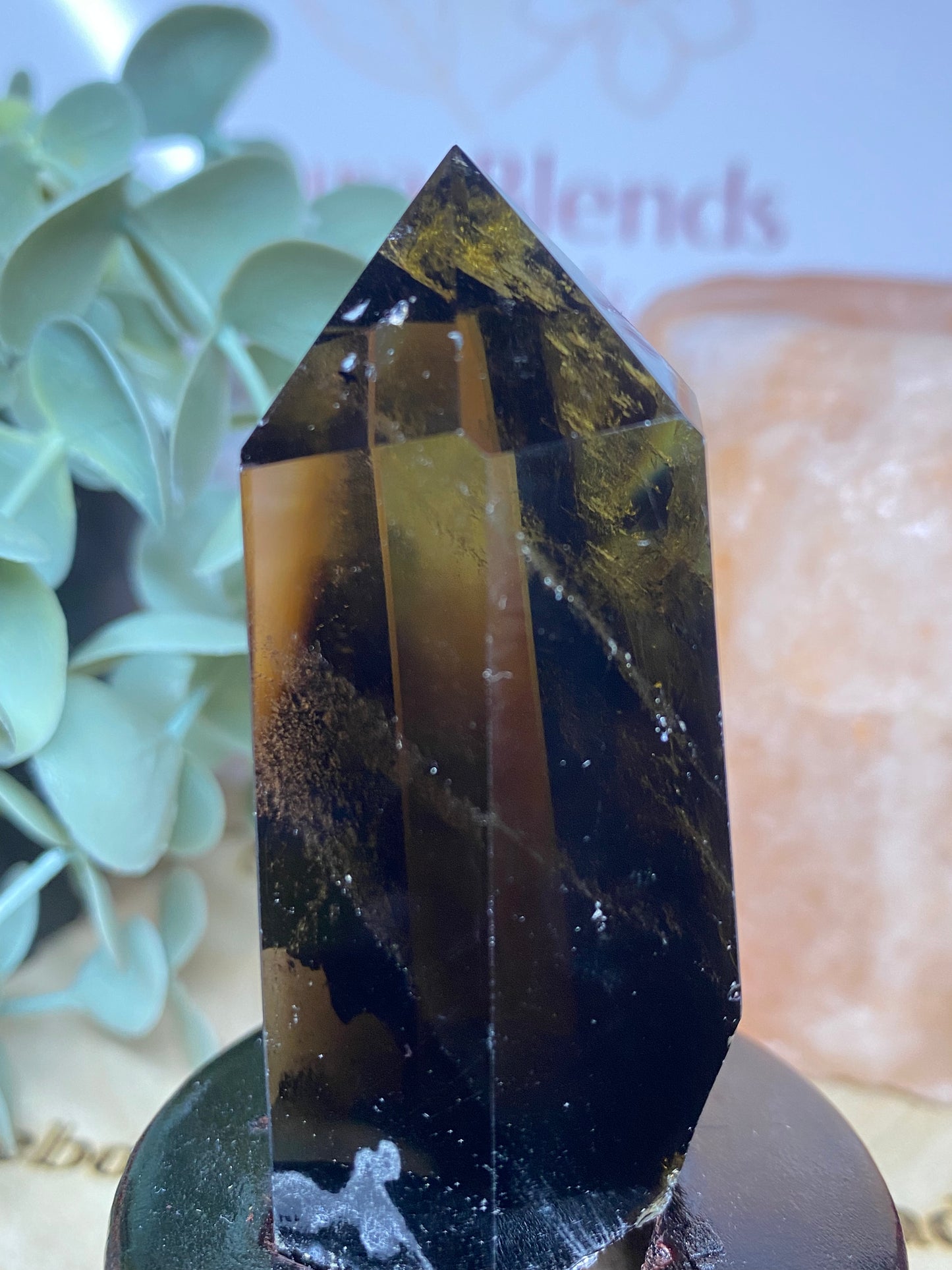 Smokey Citrine in stand