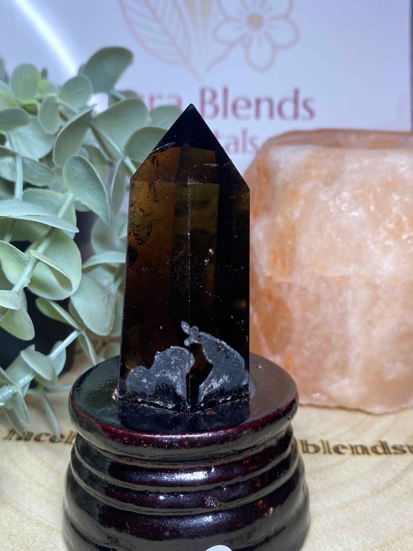 Smokey Citrine in stand