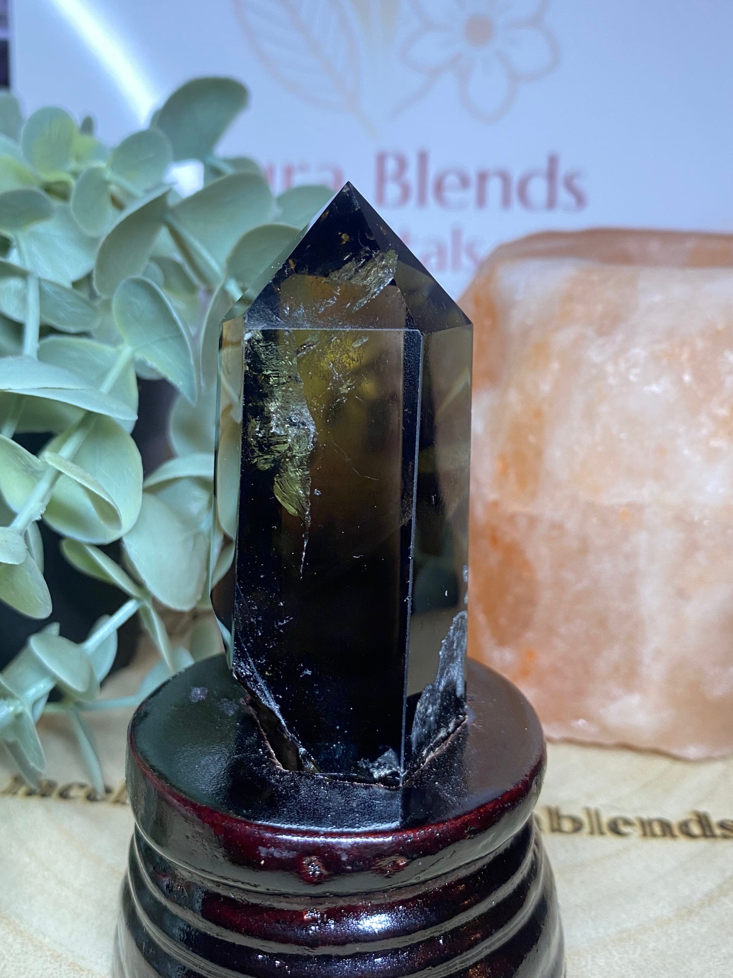 Smokey Citrine in stand