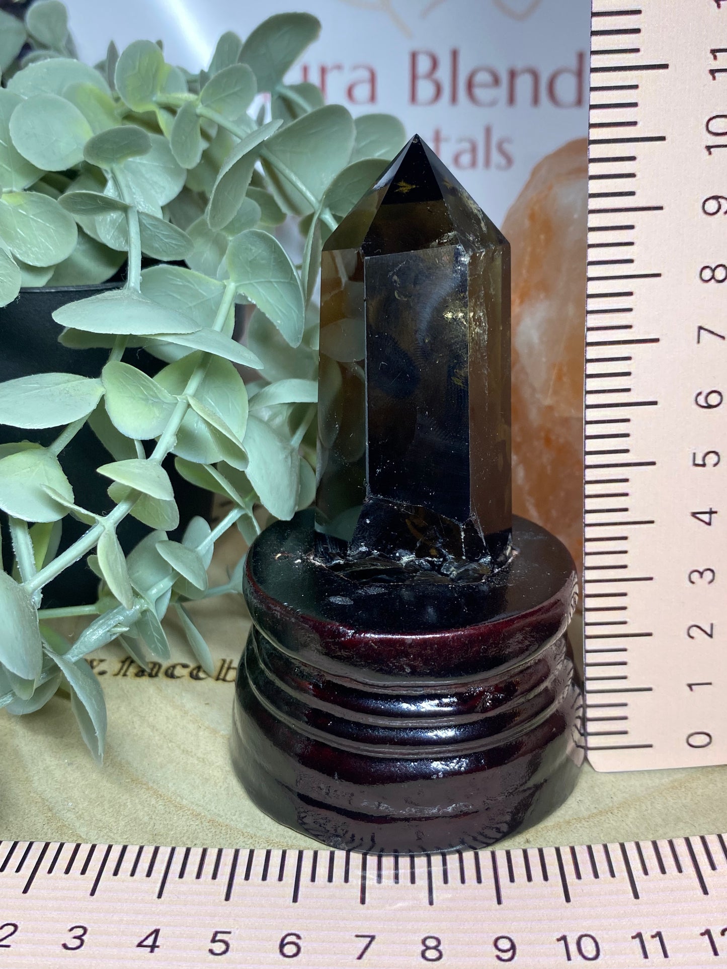 Smokey Citrine in stand