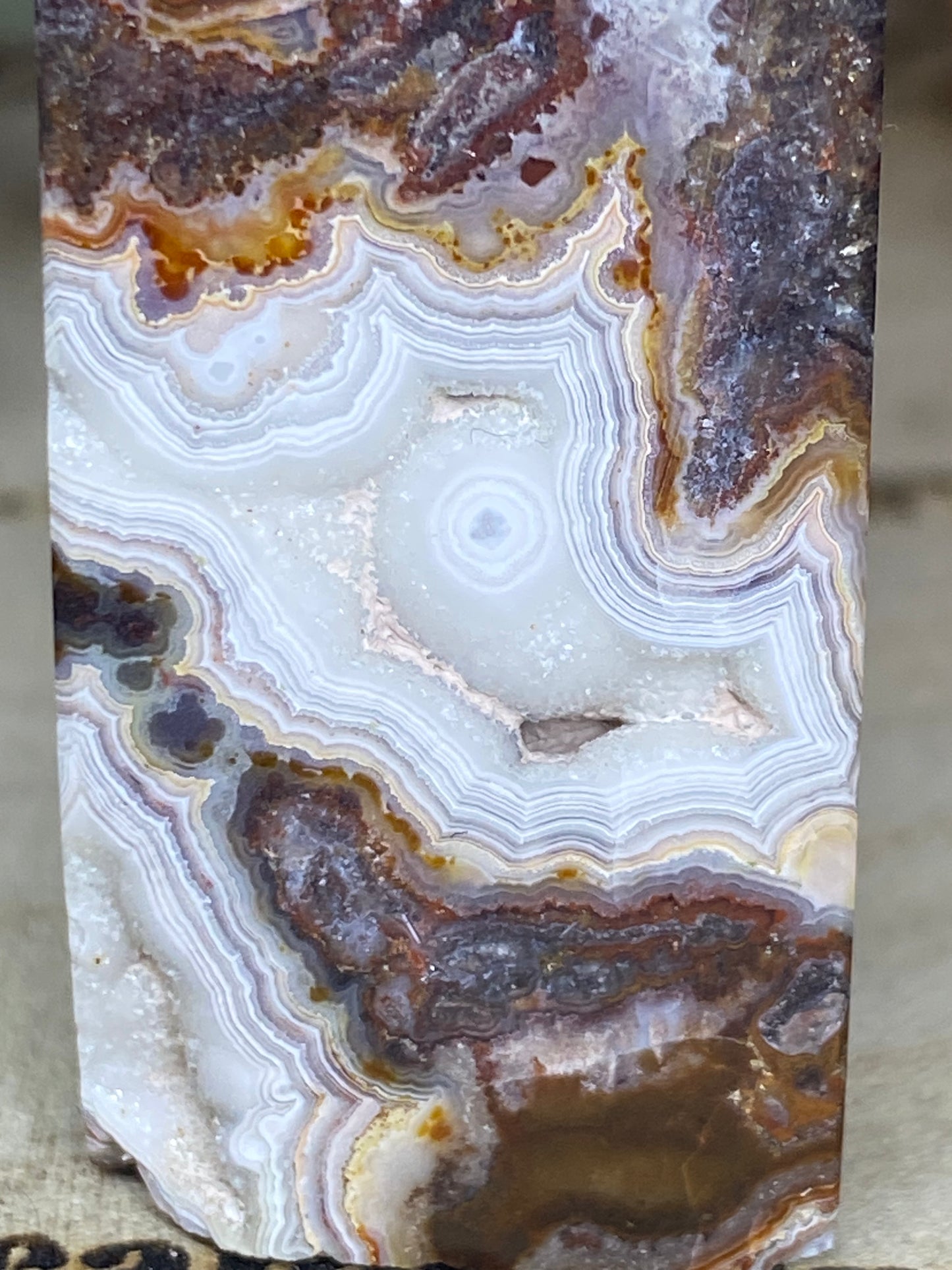 Mexican Crazy Agate Point